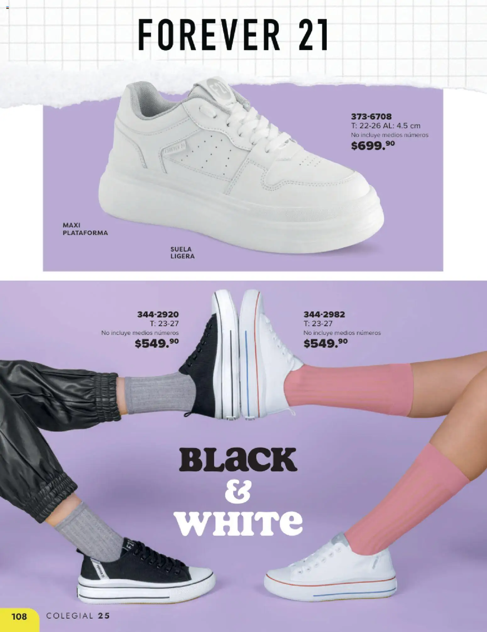 Nuevas ofertas de Andrea válidas en toda la República Mexicana desde el 25.05.2025. ¡Encuentra las mejores ofertas en Andrea catálogo Colegial ! | Página: 108