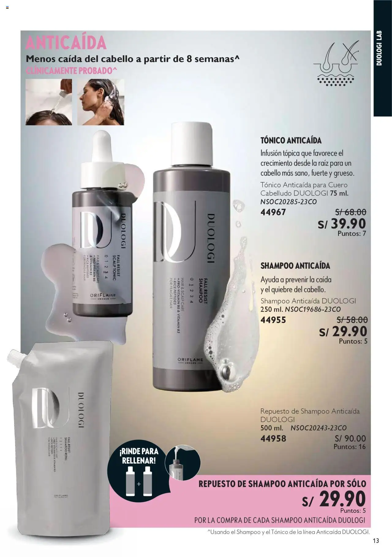 Catálogo Oriflame válido desde 04.10.2025 | Página: 13 | Productos: Shampoo