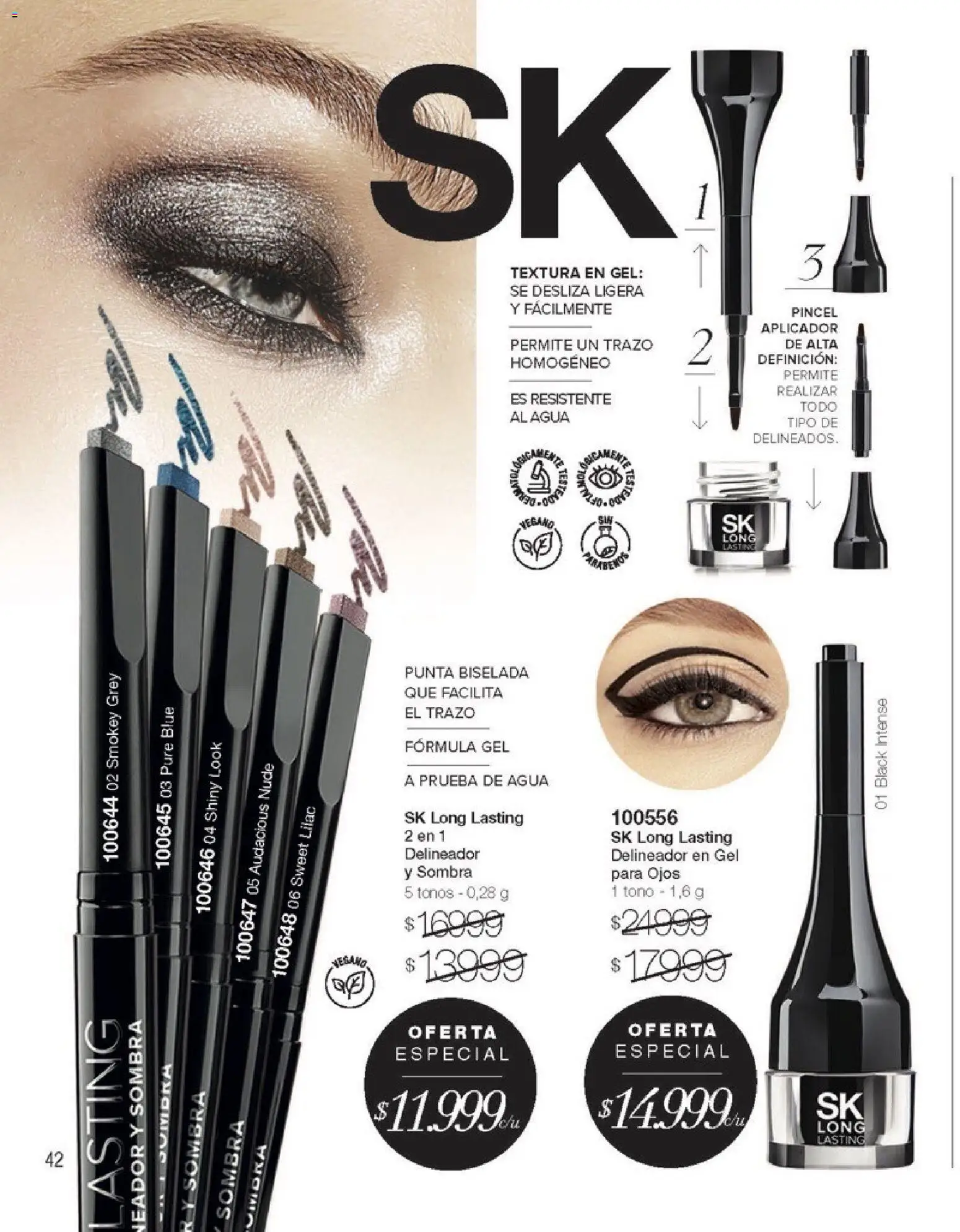 Violetta catálogo │ válido desde el 01.12.2025 | Página: 42 | Productos: Pincel, Sombra, Delineador, Agua
