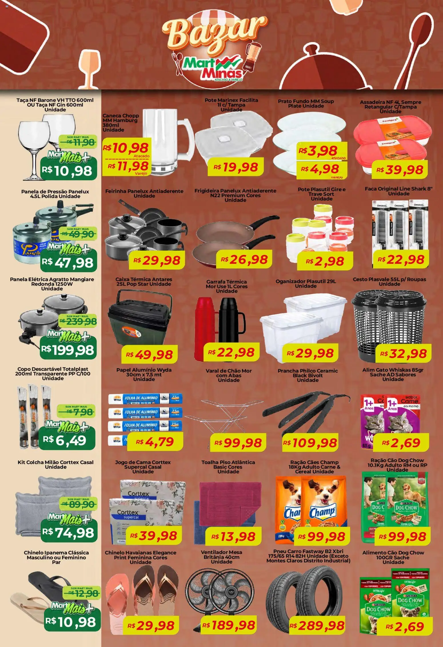 Mart Minas Folheto - válido de 23.10.2025 | Página: 5 | Produtos: Pneu, Piso, Cordeiro, Caneca