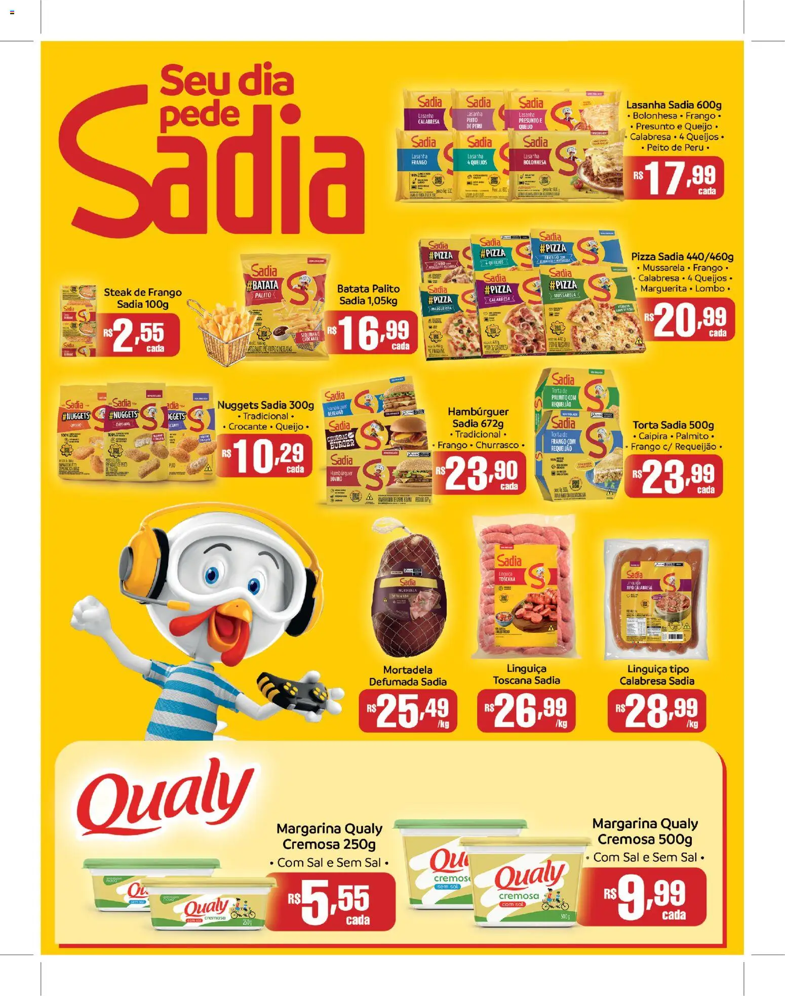 Supermercado Dalben Folheto - válido de 05.11.2025 | Página: 1 | Produtos: Linguiça, Queijo, Pizza, Lasanha