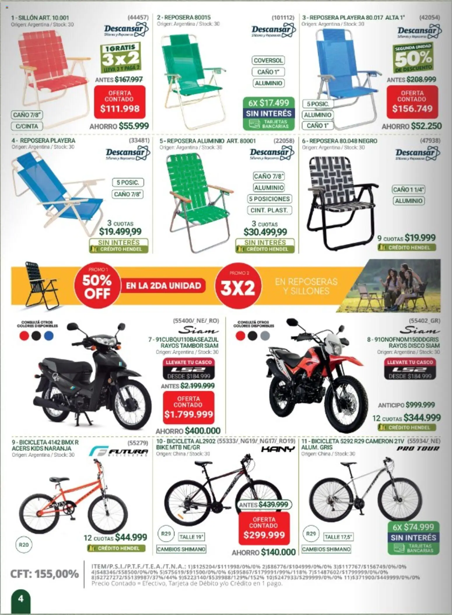 Hendel catálogo │ válido desde el 05.01.2026 | Página: 4 | Productos: Disco, Reposera, Sillón