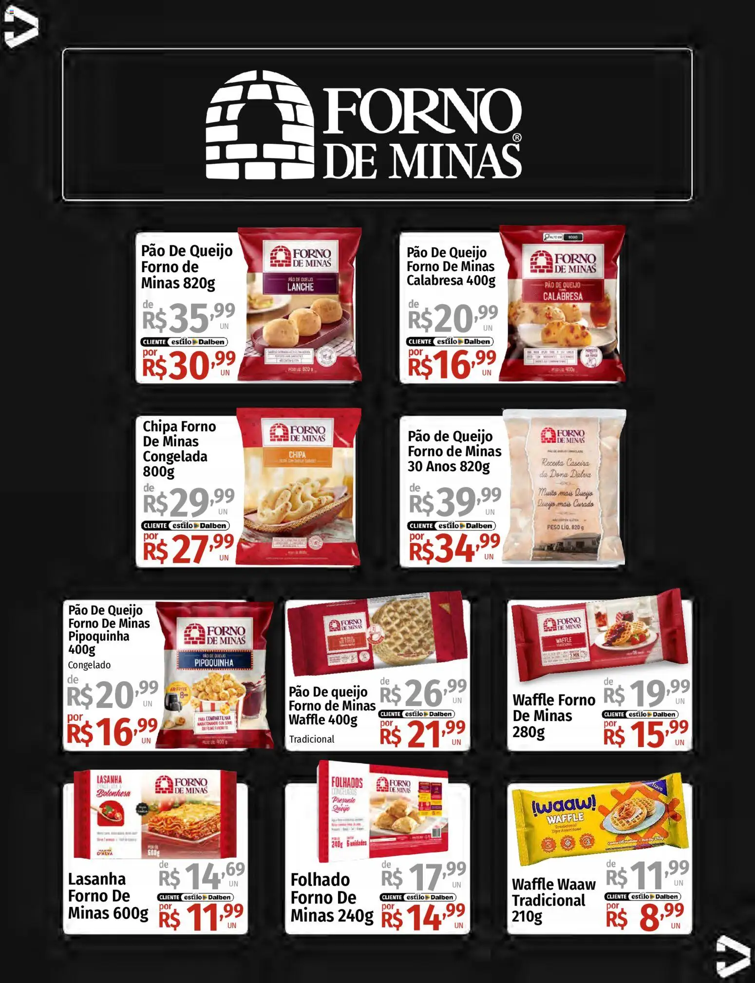 Supermercado Dalben Folheto - válido de 14.01.2026 | Página: 27 | Produtos: Forno, Pão, Lasanha, Pão de queijo