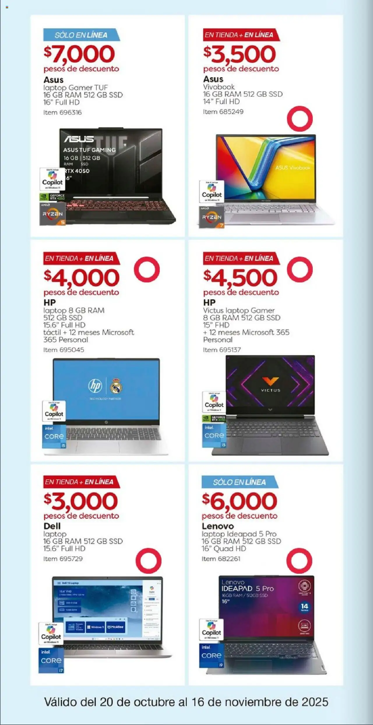 Nuevas ofertas de Costco válidas en toda la República Mexicana desde el 20.10.2025. ¡Encuentra las mejores ofertas en Costco catálogo! | Página: 6