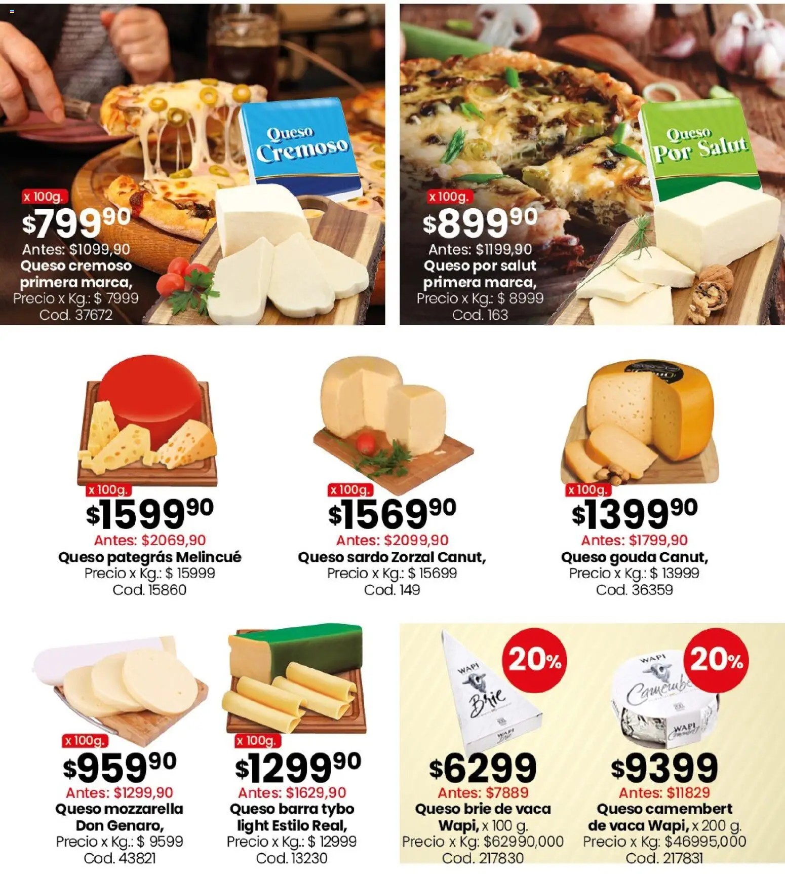 Coto - Ofertas Carnes, │ válido desde el 30.03.2026 | Página: 8 | Productos: Queso