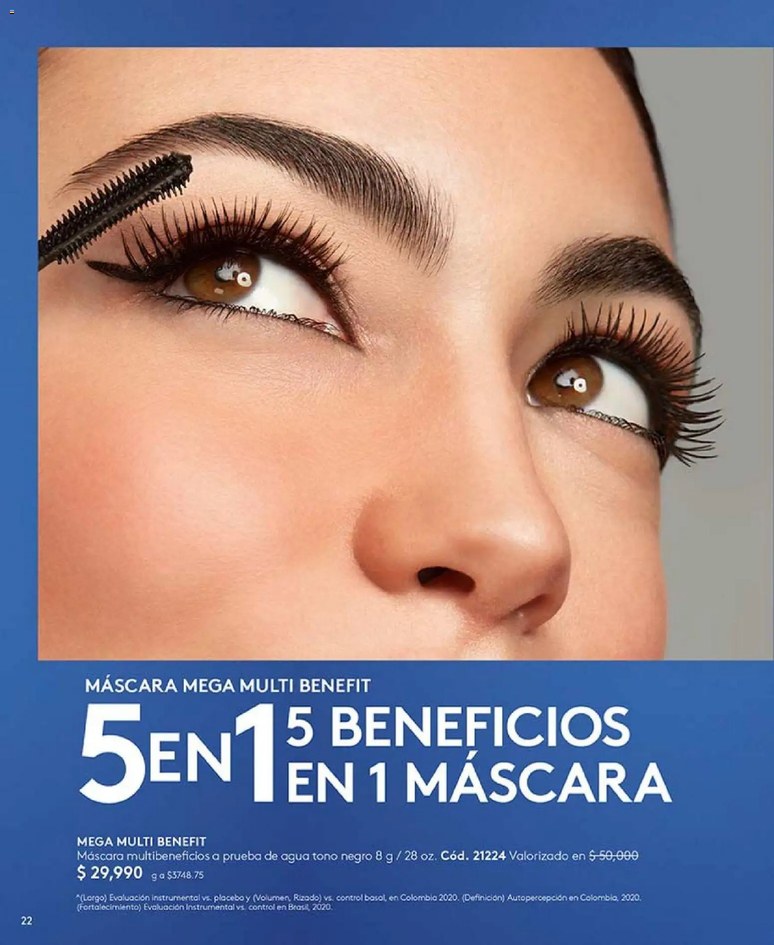 Ésika revista - valida desde el 01.04.2026 | Página: 22 | Productos: Agua, Máscara