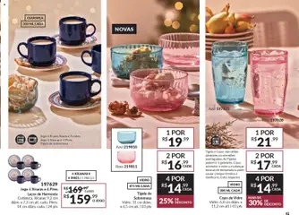Avon - Campanha 19: Casa & Estilo - Pré-Visualização do folheto da loja Avon, válido de 21.11.2025 | Página: 61 | Produtos: Xícaras, Tigela