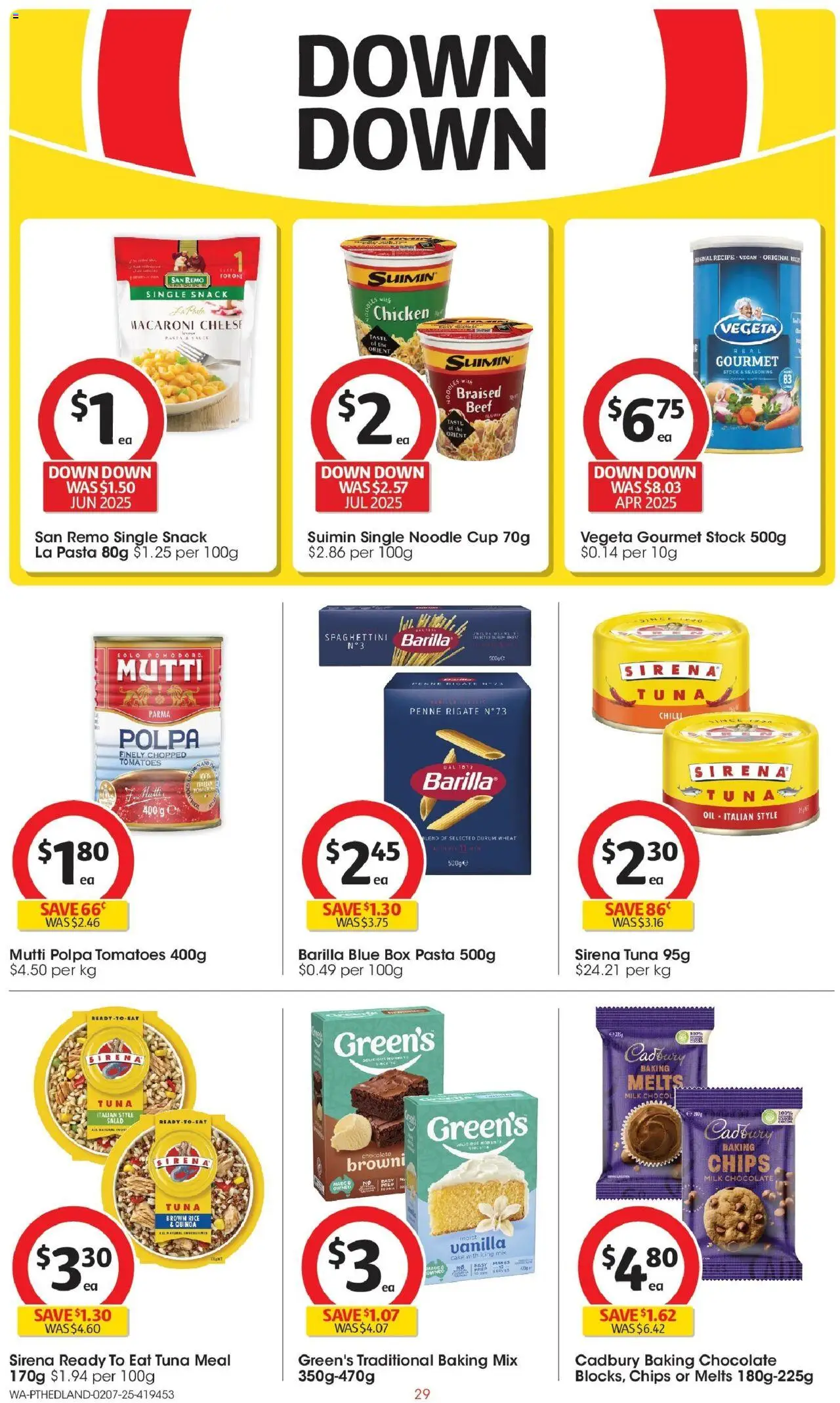 Coles catalogue - valid from 02.07.2025 | Page: 29 | Products: Cocoa, Chicken, Salad, Wheat