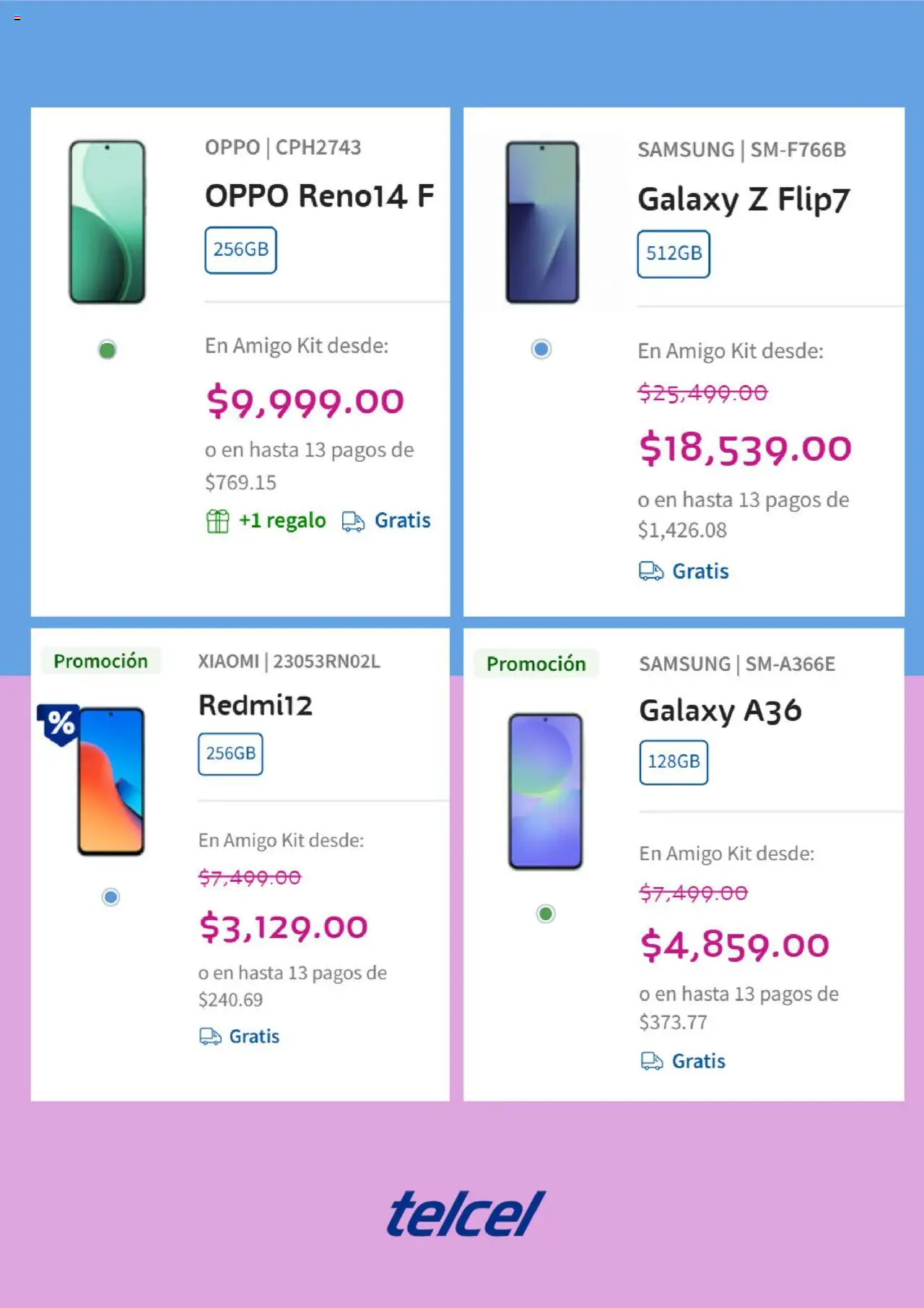 Nuevas ofertas de Telcel válidas en toda la República Mexicana desde el 06.10.2025. ¡Encuentra las mejores ofertas en Telcel - Catálogo! | Página: 2