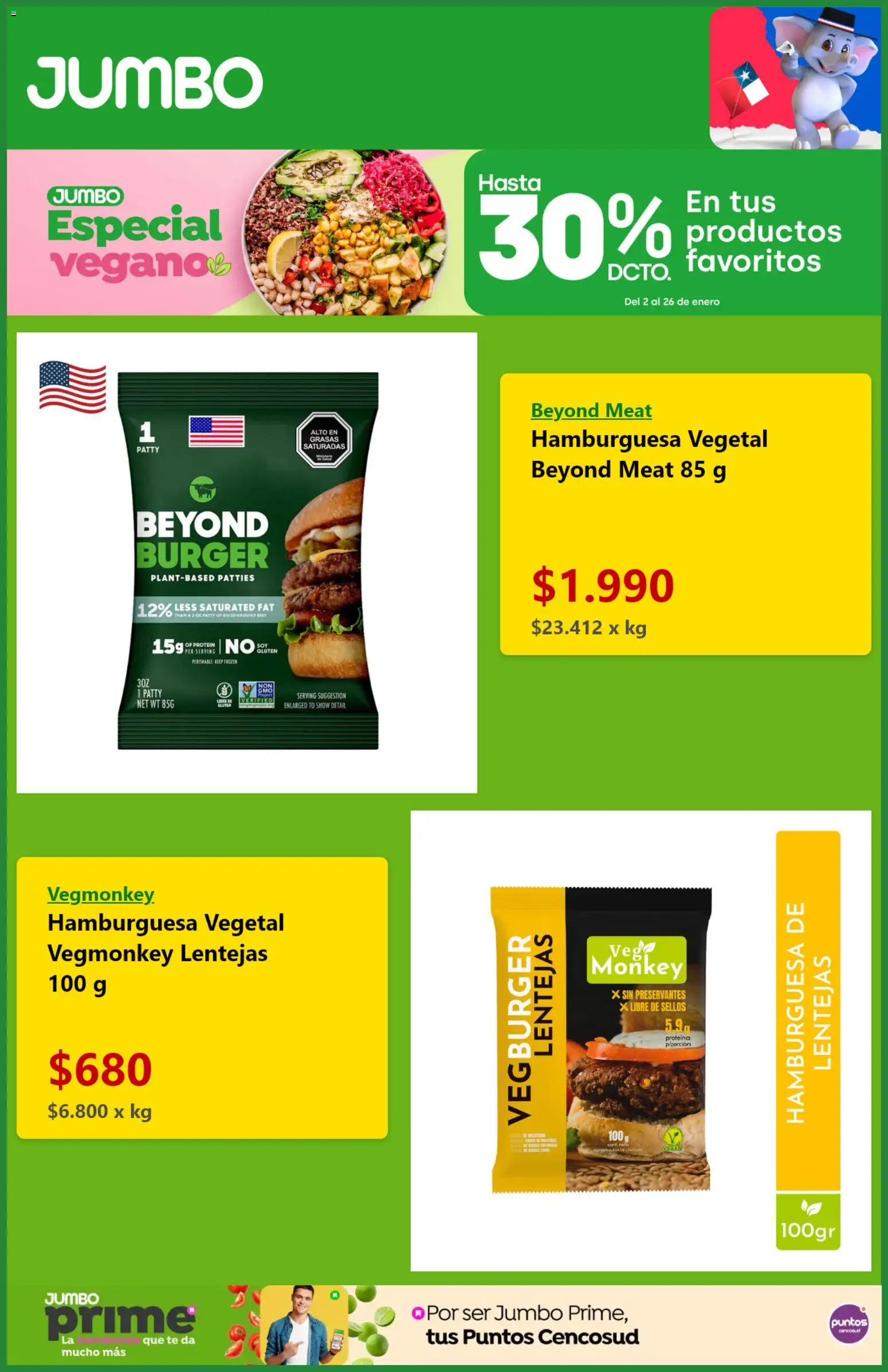 Jumbo ofertas  │ válido desde el 02.01.2026 | Página: 5 | Productos: Té, Lentejas