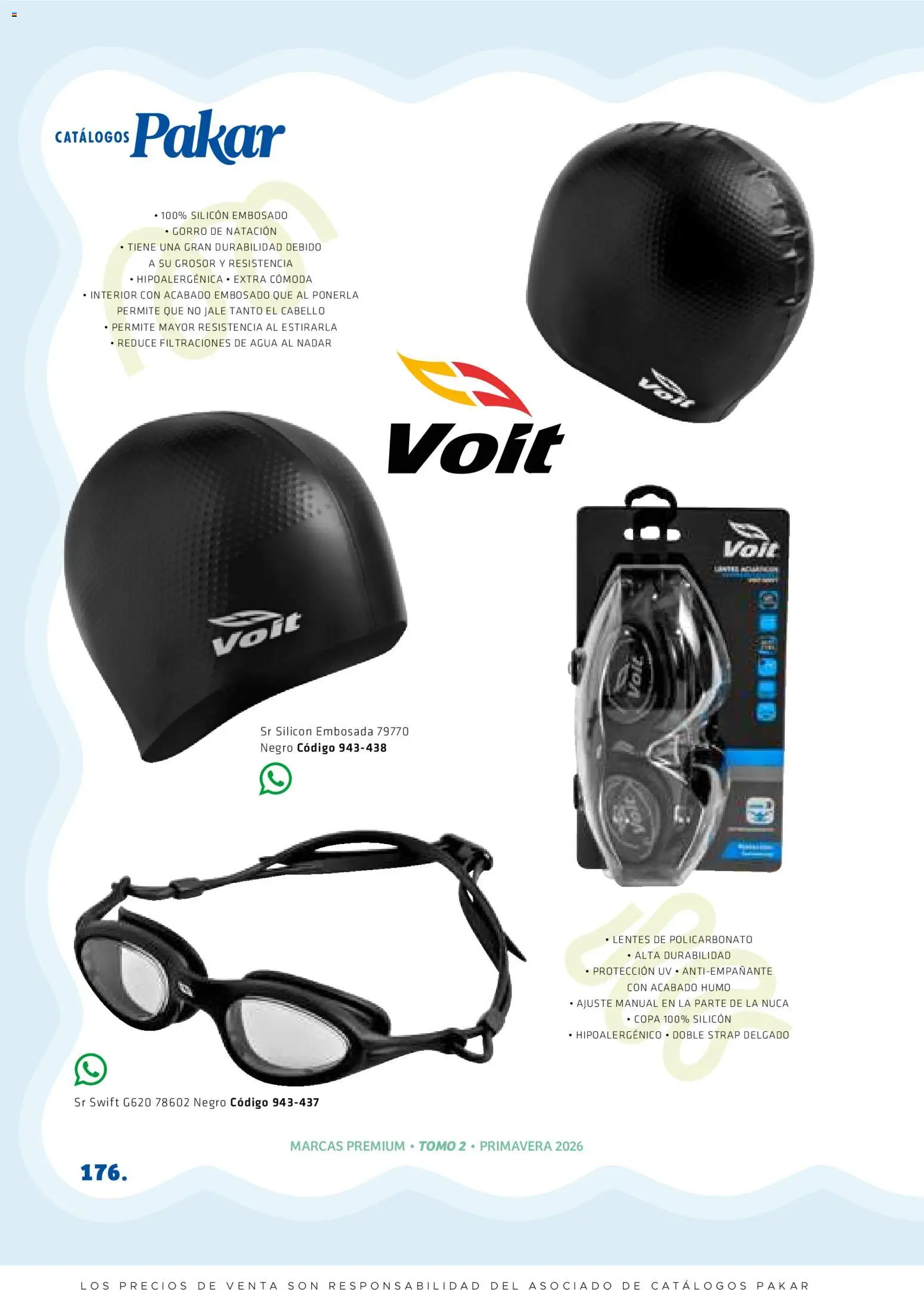 Nuevas ofertas de SC Pakar válidas en toda la República Mexicana desde el 27.02.2026. ¡Encuentra las mejores ofertas en SC Pakar catálogo Premium Men Tomo 2! | Página: 176 | Productos: Lentes, Agua