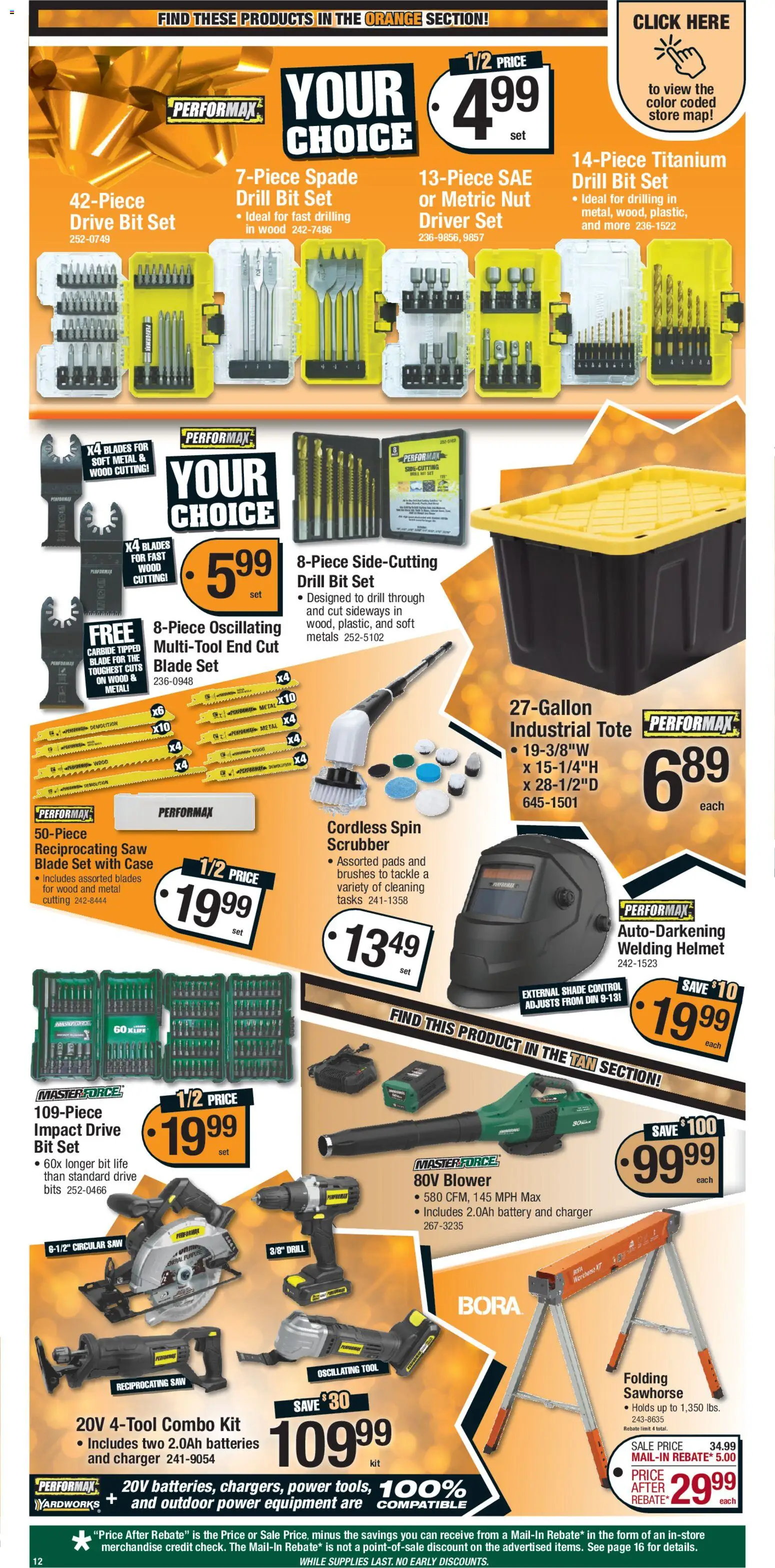 Menards - Sale B and I - valid from 28.11.2025 | Page: 12 | Products: Spade, Circular Saw, Welding Helmet, Case