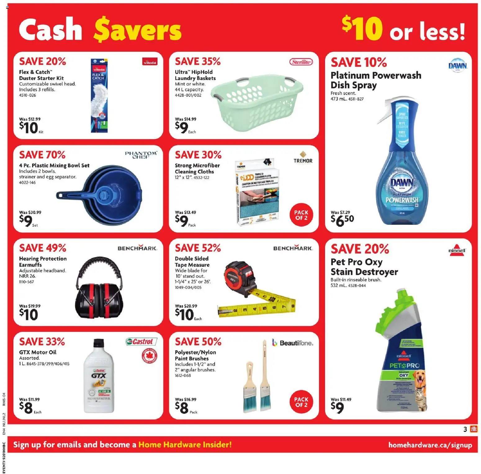 Home Hardware flyer valid from 01.01.2026 | Page: 4 | Products: Oil