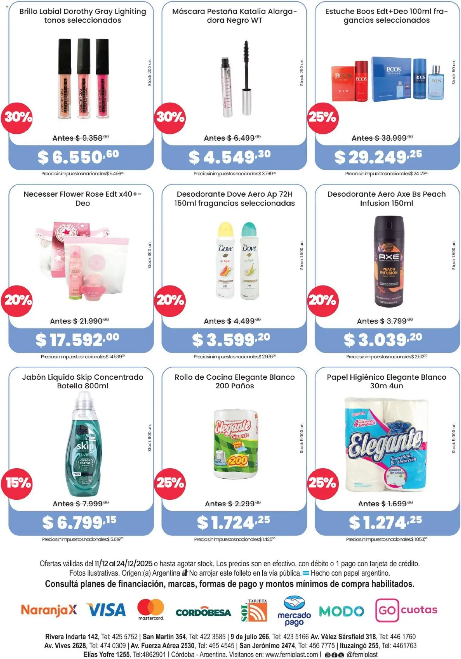 Ferniplast catálogo │ válido desde el 11.12.2025 | Página: 8 | Productos: Cocina, Jabón líquido, Desodorante, Estuche