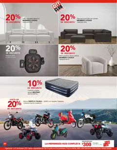 Vista previa de City Club catálogo, nuevo folleto de la tienda, válido en México a partir del 01.12.2025 | Página: 20 | Productos: Sofá, Sillón, Colchón inflable, Colchón