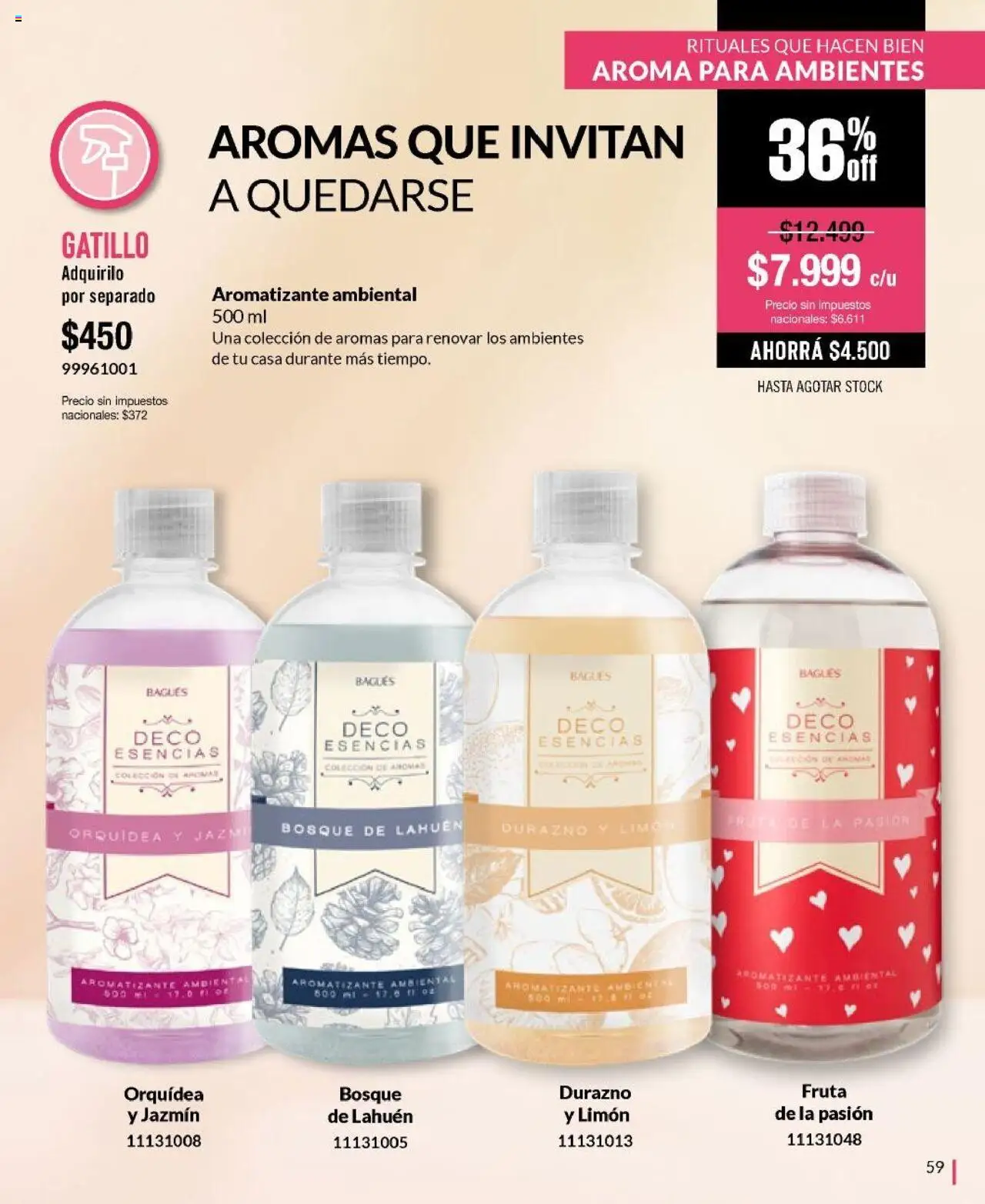 Bagués - Catálogo │ válido desde el 22.09.2025 | Página: 59 | Productos: Durazno, Limón, Esencias