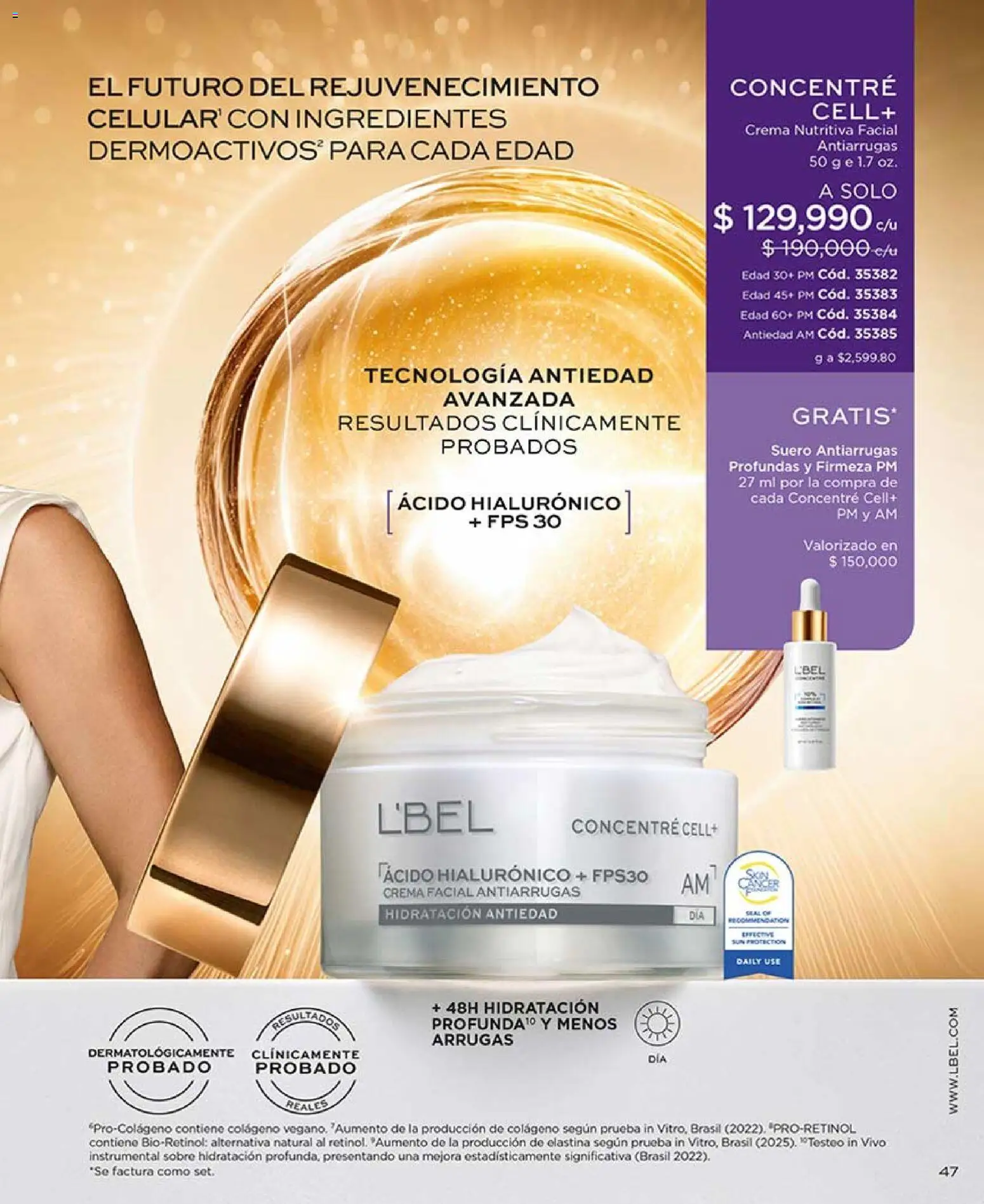 L'Bel revista - valida desde el 03.04.2026 | Página: 47 | Productos: Crema, Sobre