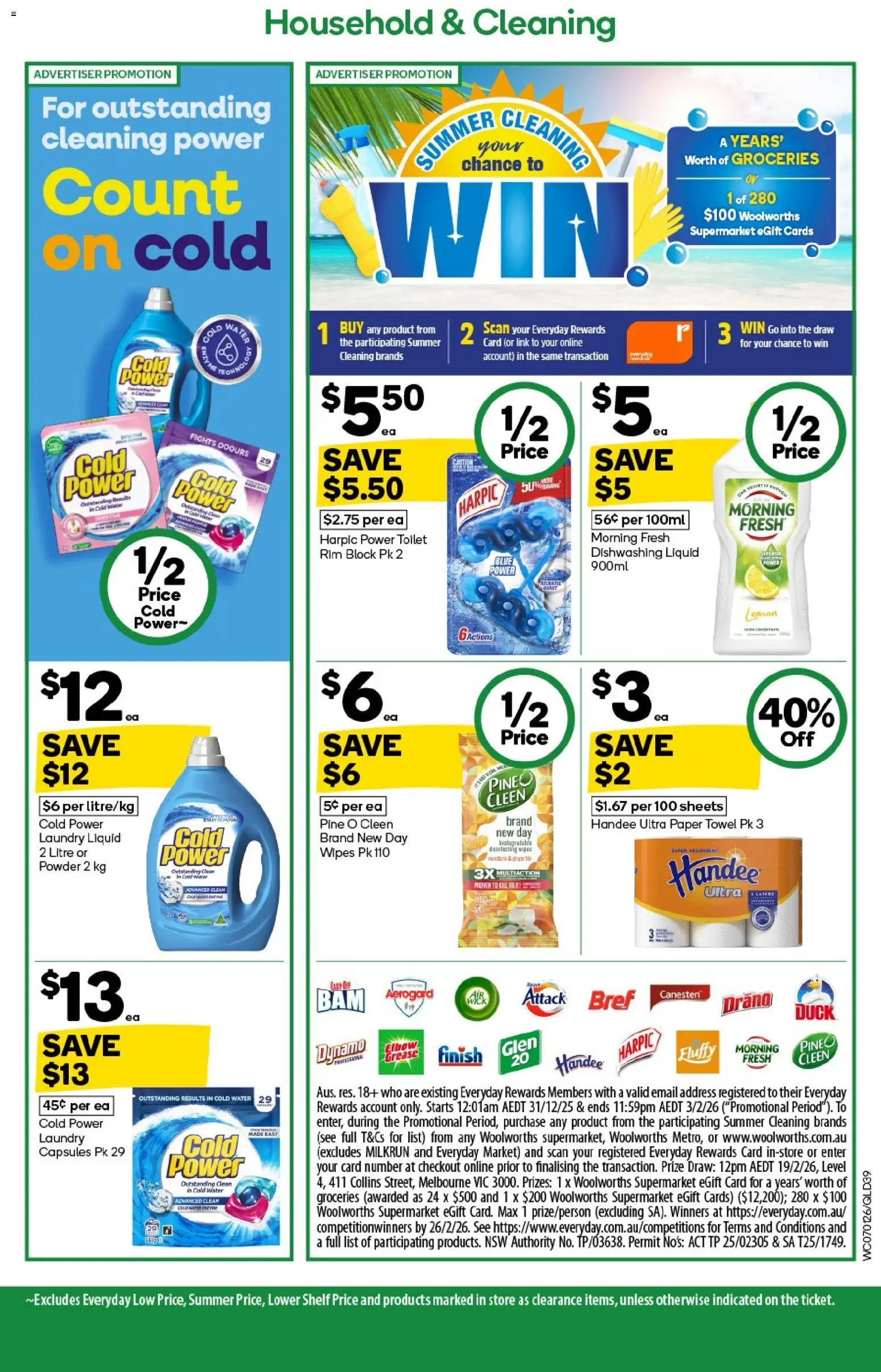 Woolworths catalogue - valid from 07.01.2026 | Page: 39 | Products: Shelf, Household, Duck, Water