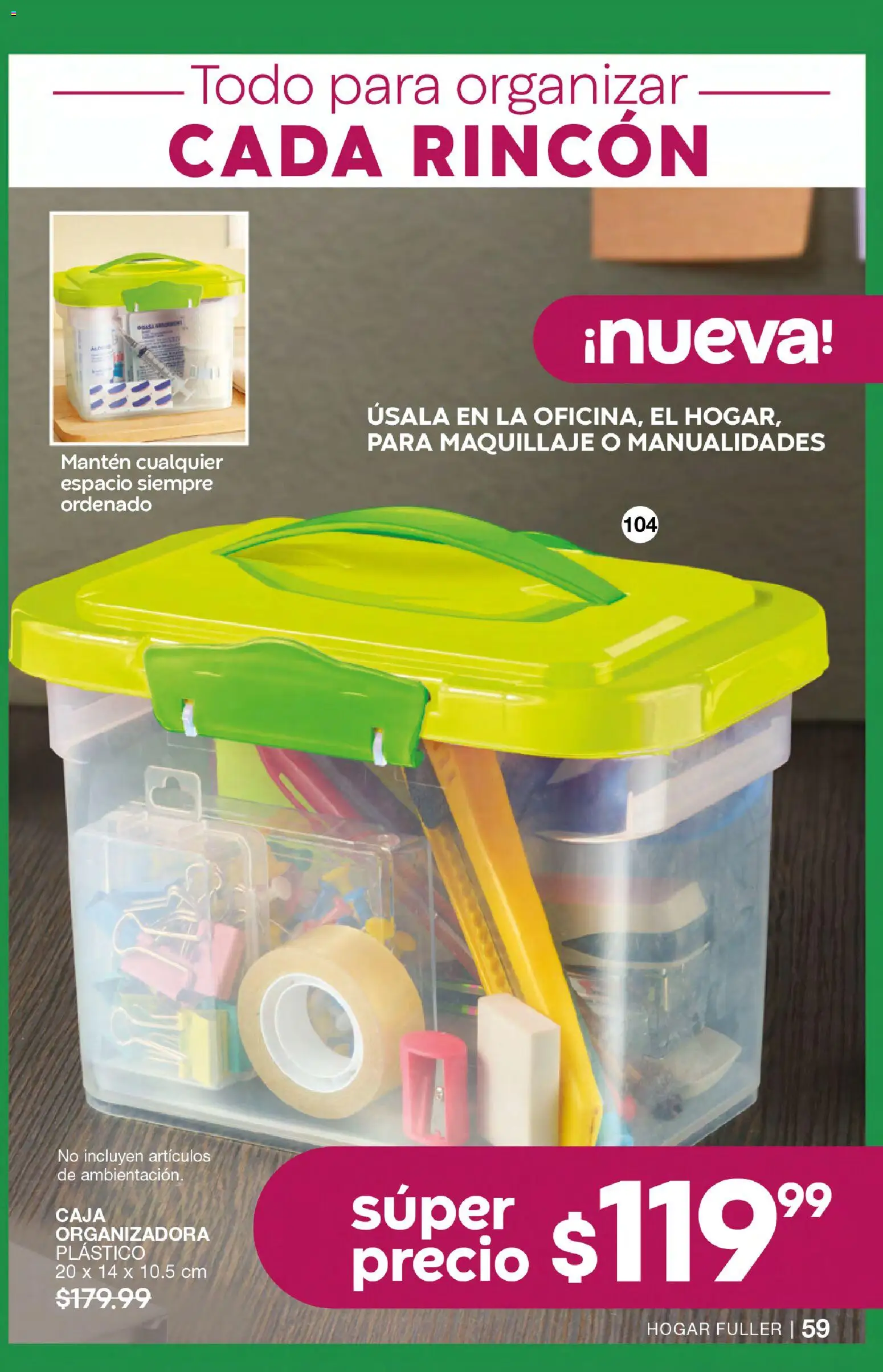 Nuevas ofertas de Fuller válidas en toda la República Mexicana desde el 21.01.2026. ¡Encuentra las mejores ofertas en Fuller campaña 21 2026! | Página: 59 | Productos: Caja, Maquillaje