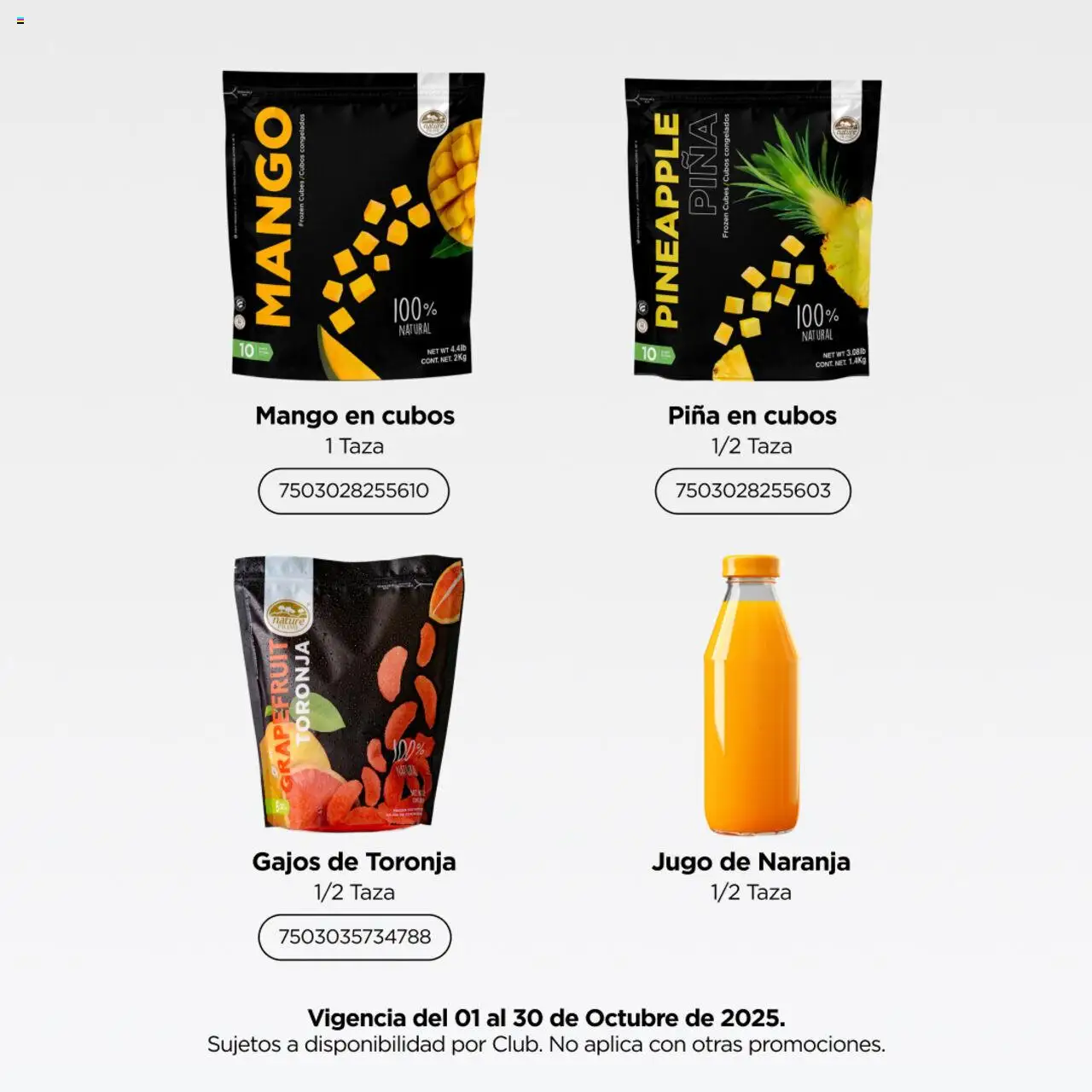 Nuevas ofertas de City Club válidas en toda la República Mexicana desde el 01.10.2025. ¡Encuentra las mejores ofertas en City Club - Catálogo Crea tus licuados favoritos! | Página: 5 | Productos: Taza, Mango, Toronja, Piña