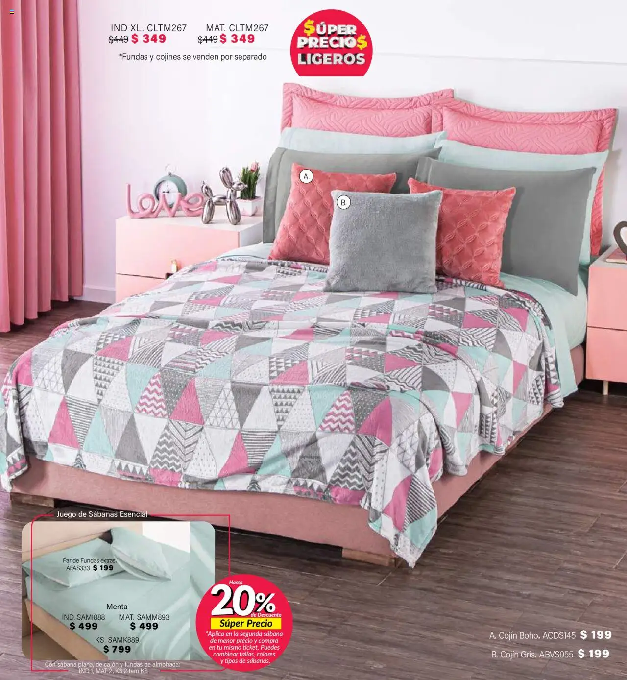 Nuevas ofertas de Colchas Concord válidas en toda la República Mexicana desde el 01.08.2025. ¡Encuentra las mejores ofertas en Colchas Concord - Catálogo! | Página: 959 | Productos: Juego, Almohada, Sabanas