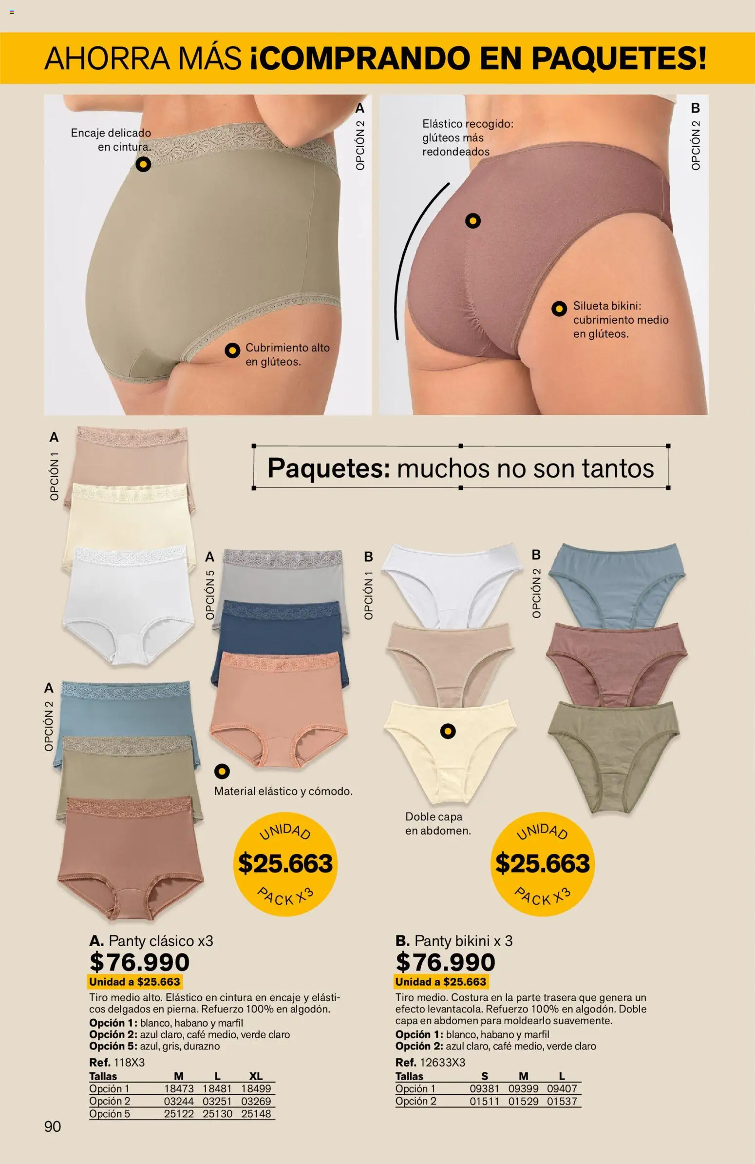 Leonisa revista - valida desde el 03.04.2026 | Página: 90 | Productos: Bikini, Durazno, Café