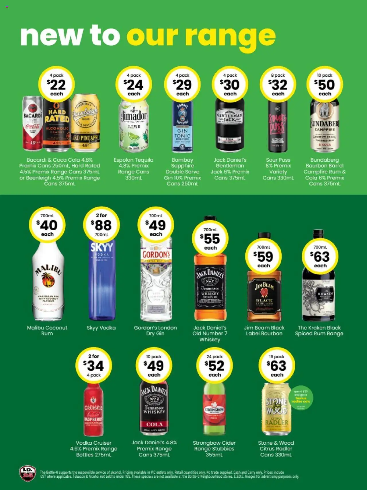 The Bottle-O catalogue - valid from 29.09.2025 | Page: 3 | Products: Vodka, Whiskey, Lime, Raspberry