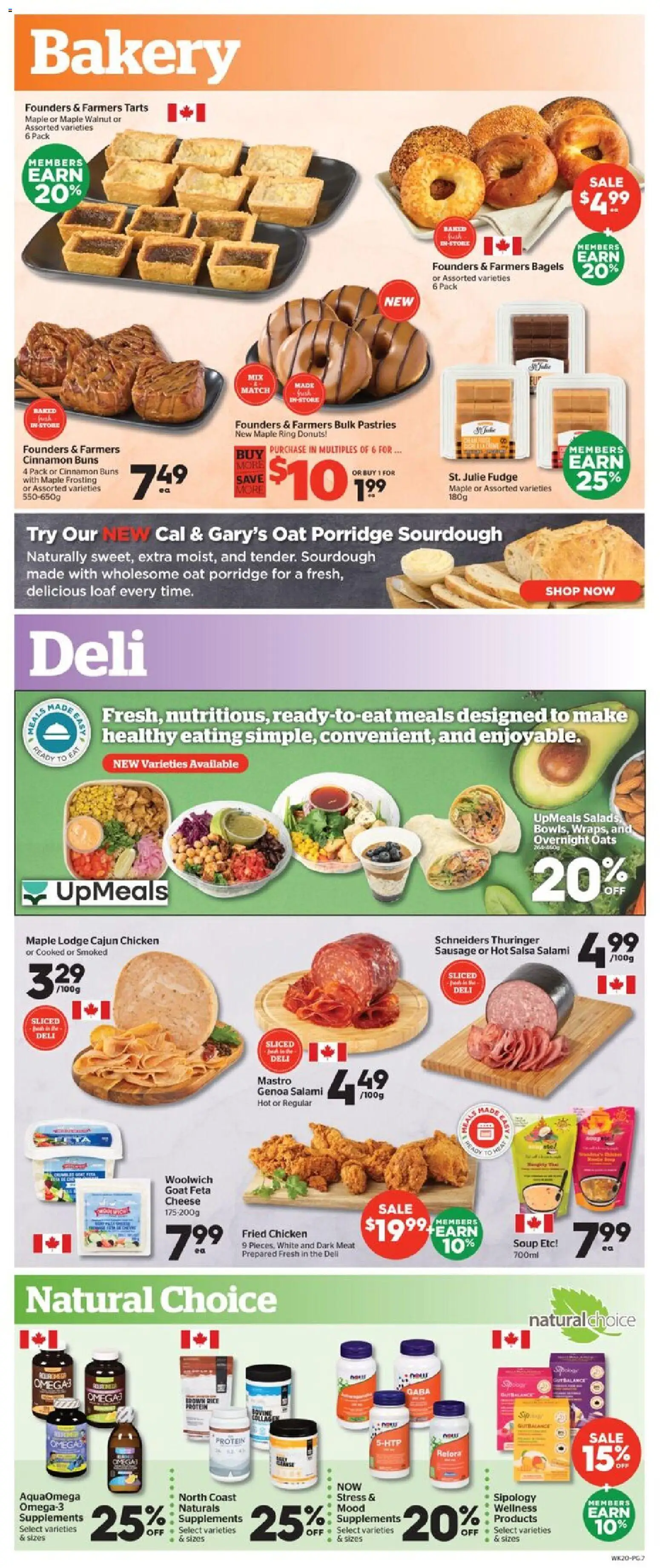 Calgary Co-op flyer valid from 19.03.2026 | Page: 8 | Products: Rice, Bakery, Salami, Chicken