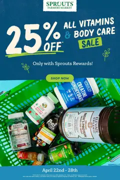 Preview of Sprouts weekly ads valid from 22.04.2026