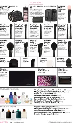 Preview of Mary Kay weekly ads valid from 16.11.2025 | Page: 34 | Products: Foundation, Brush, Eyeliner, Bag
