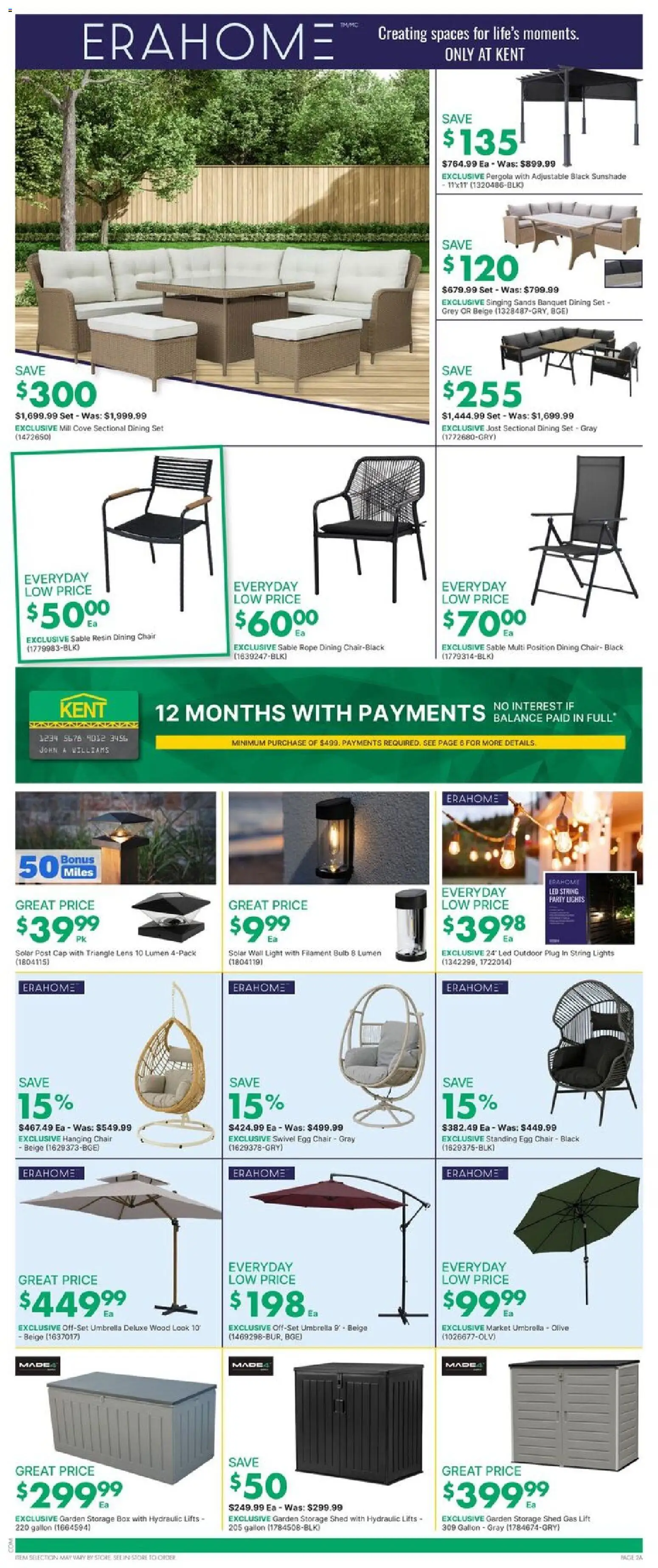 Kent flyer valid from 16.04.2026 | Page: 5 | Products: Cap, Umbrella, Chair, Box