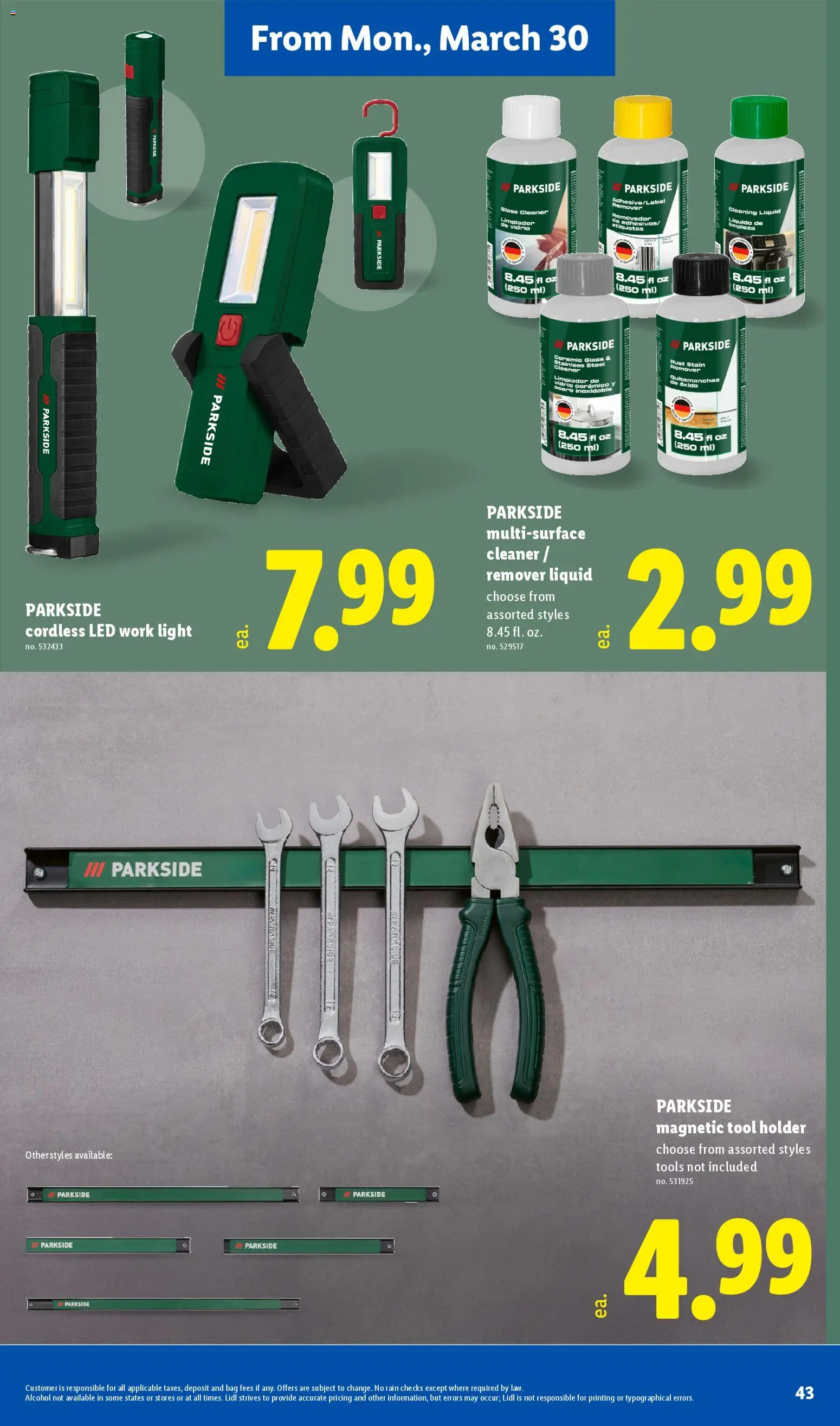 Lidl Weekly Ad - valid from 25.03.2026 | Page: 43 | Products: Bag