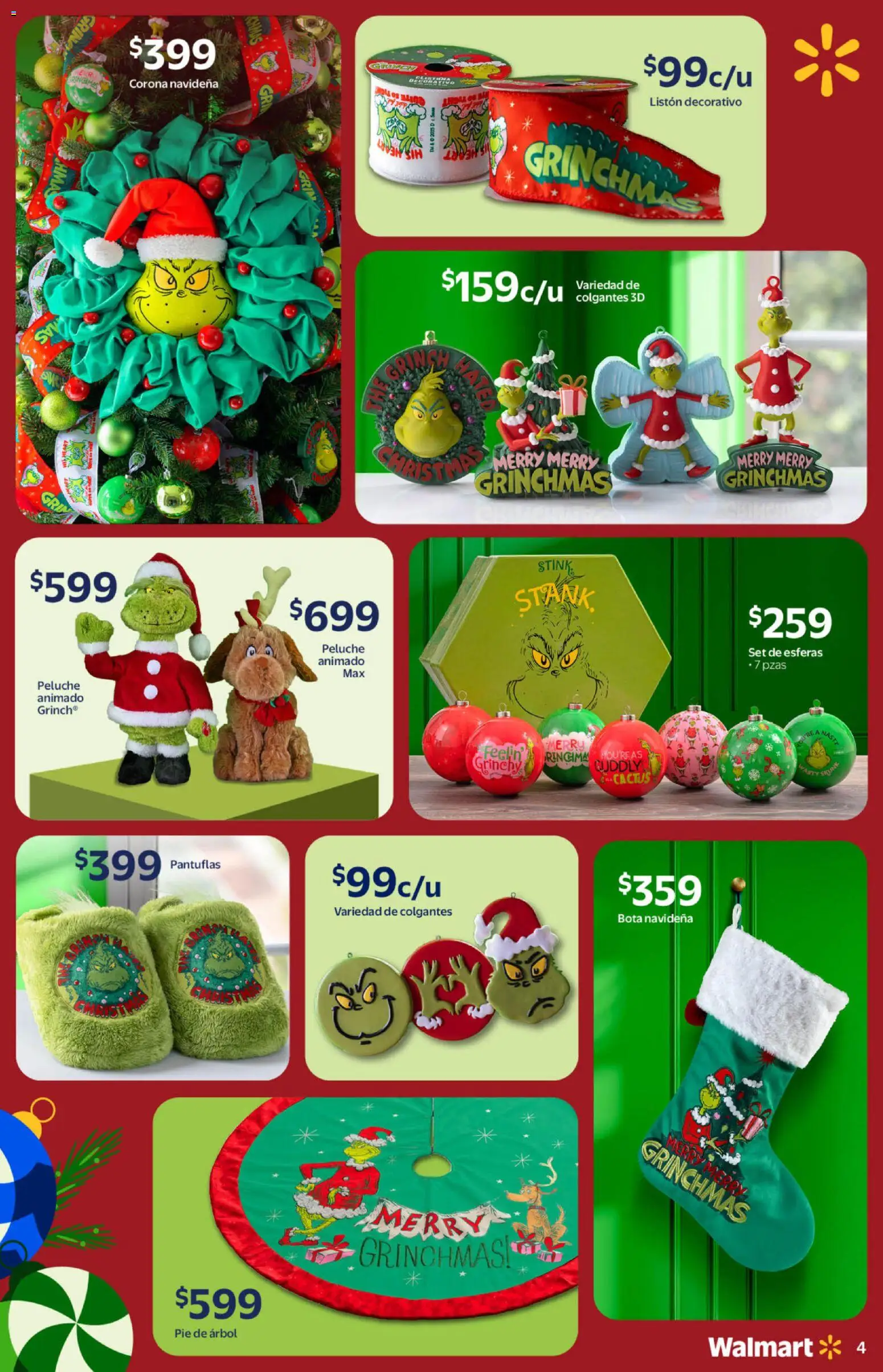 Nuevas ofertas de Walmart válidas en toda la República Mexicana desde el 21.10.2025. ¡Encuentra las mejores ofertas en Walmart catálogo Navidad! | Página: 4 | Productos: Pantuflas