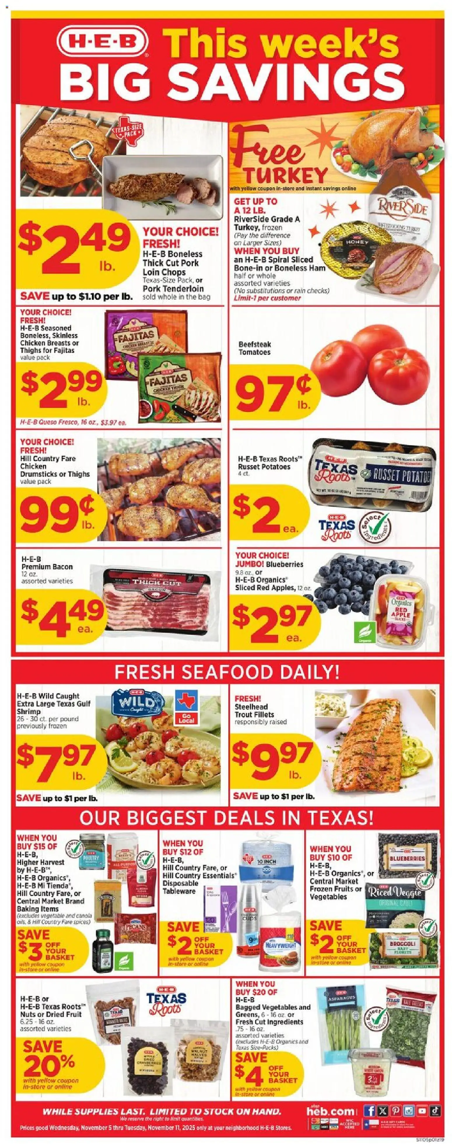 H-E-B Weekly Ad - valid from 05.11.2025 | Page: 1