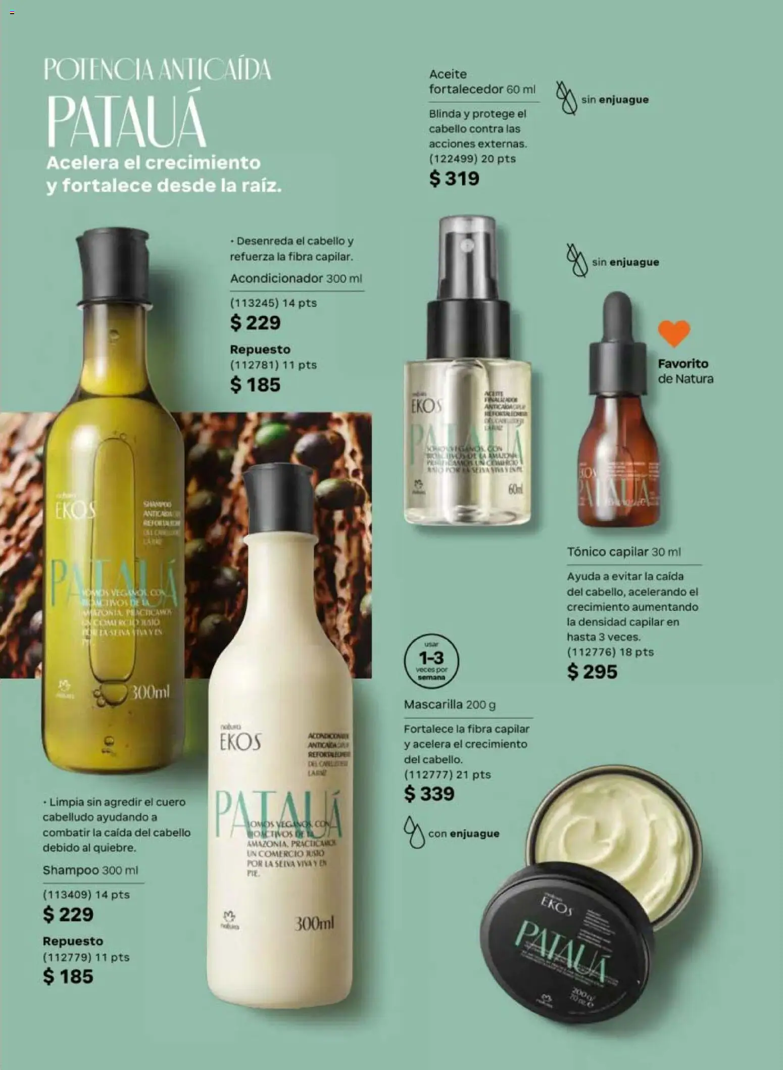 Nuevas ofertas de Natura válidas en toda la República Mexicana desde el 13.03.2026. ¡Encuentra las mejores ofertas en Natura campaña 5 2026! | Página: 145 | Productos: Aceite, Mascarilla, Acondicionador
