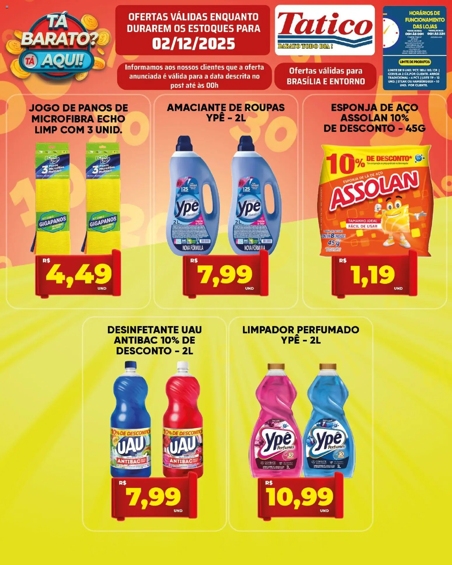 Tatico Folheto - válido de 03.12.2025 | Página: 28 | Produtos: Esponja, Amaciante de roupas, Roupas, Amaciante