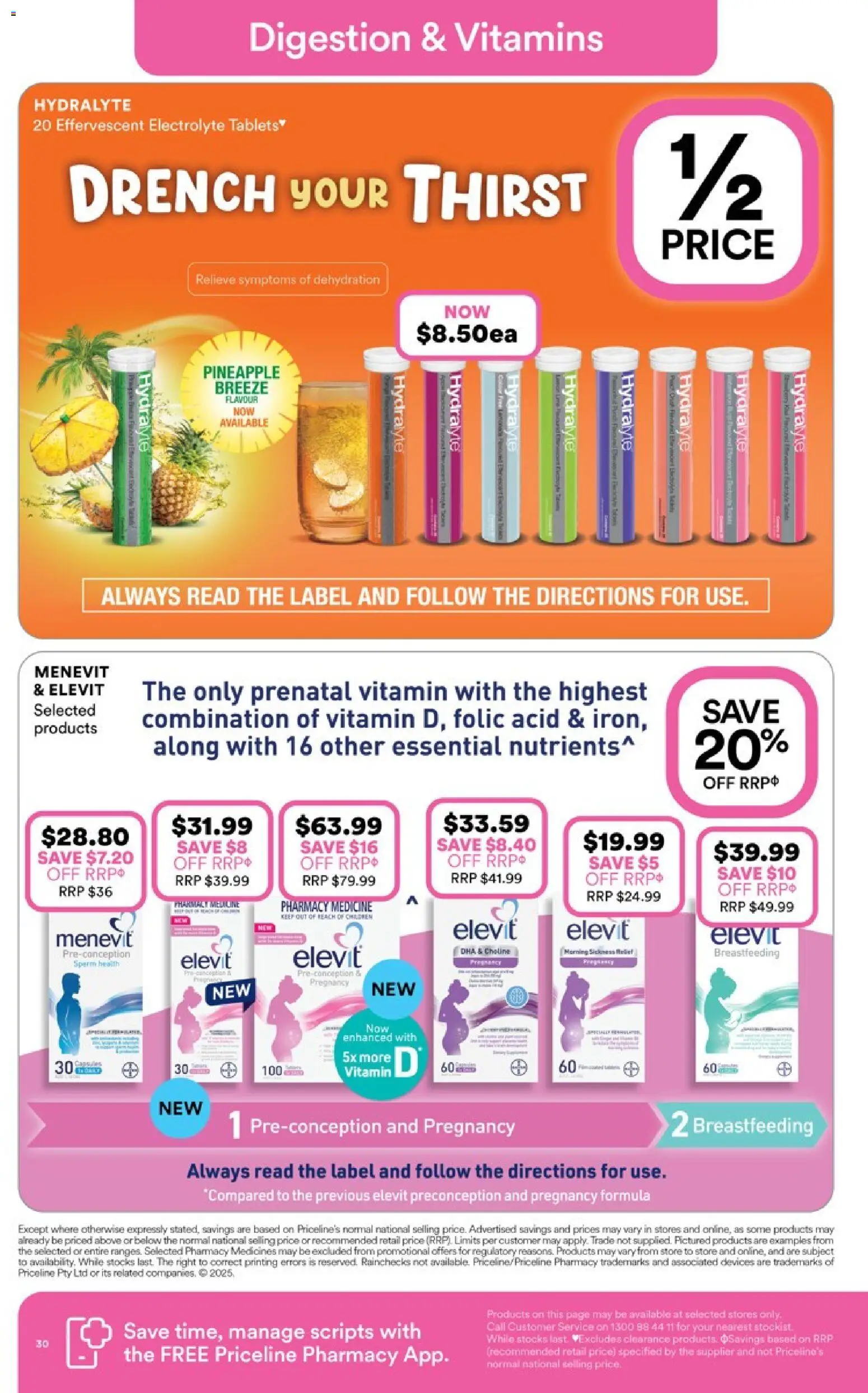 Priceline Pharmacy catalogue - valid from 30.10.2025 | Page: 30 | Products: Pineapple, Vitamin