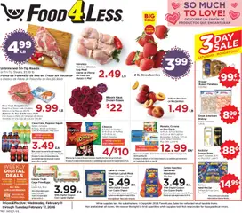 Preview of Food 4 Less weekly ads valid from 11.02.2026