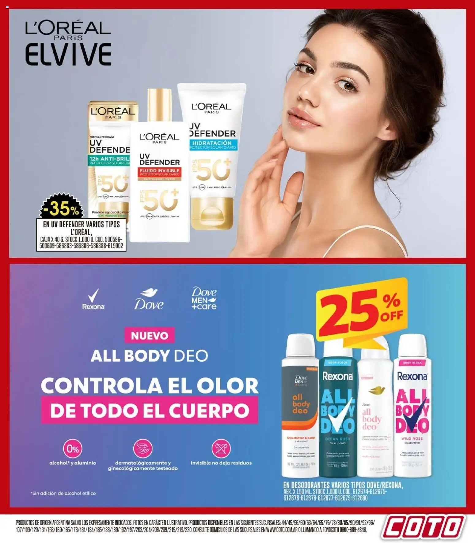 Coto - Ofertas │ válido desde el 10.11.2025 | Página: 19 | Productos: Body, Caja, Protector solar, Uva