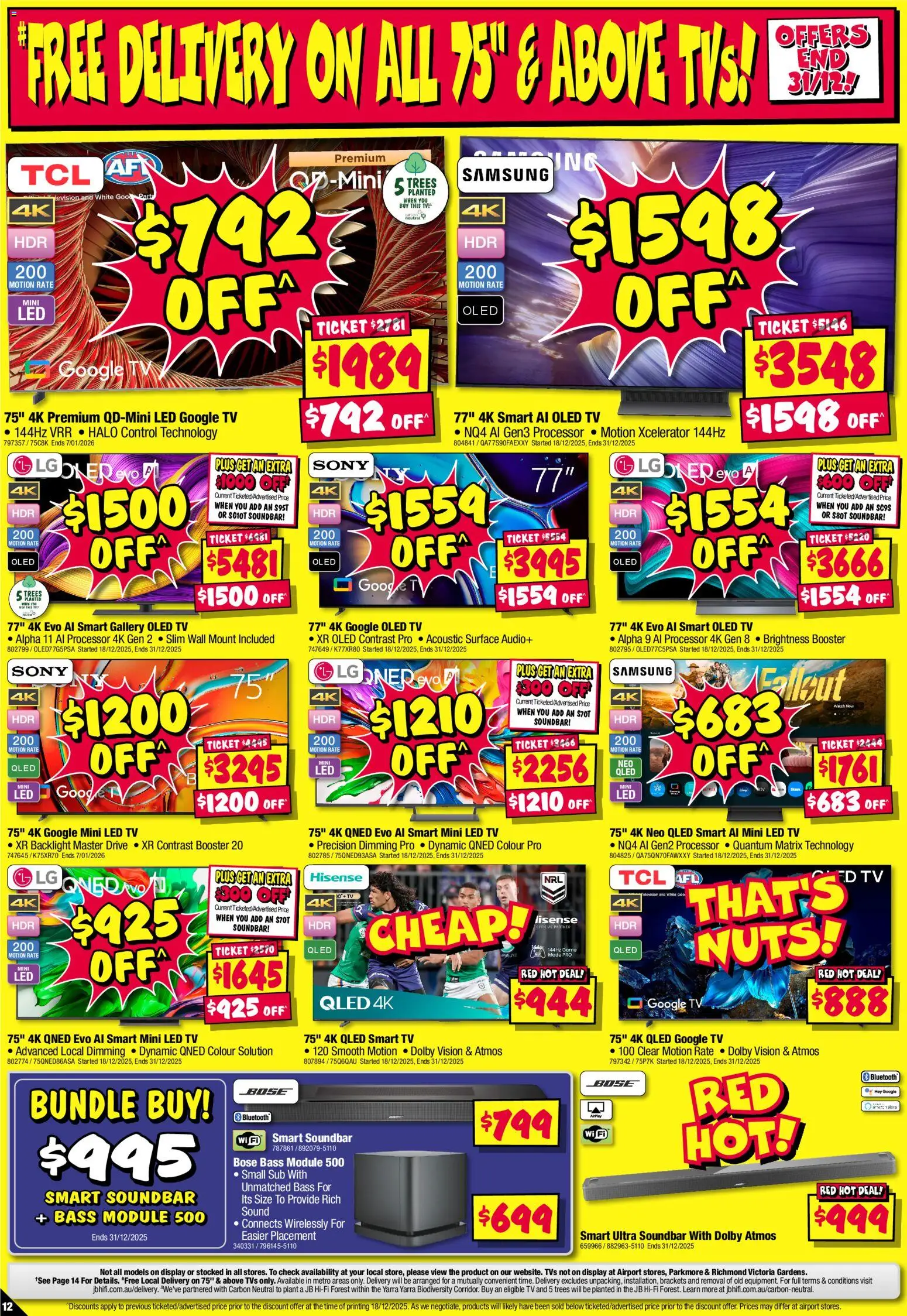 JB Hi-Fi catalogue - valid from 26.12.2025 | Page: 12 | Products: Plant, Nuts, Tv, Smart tv