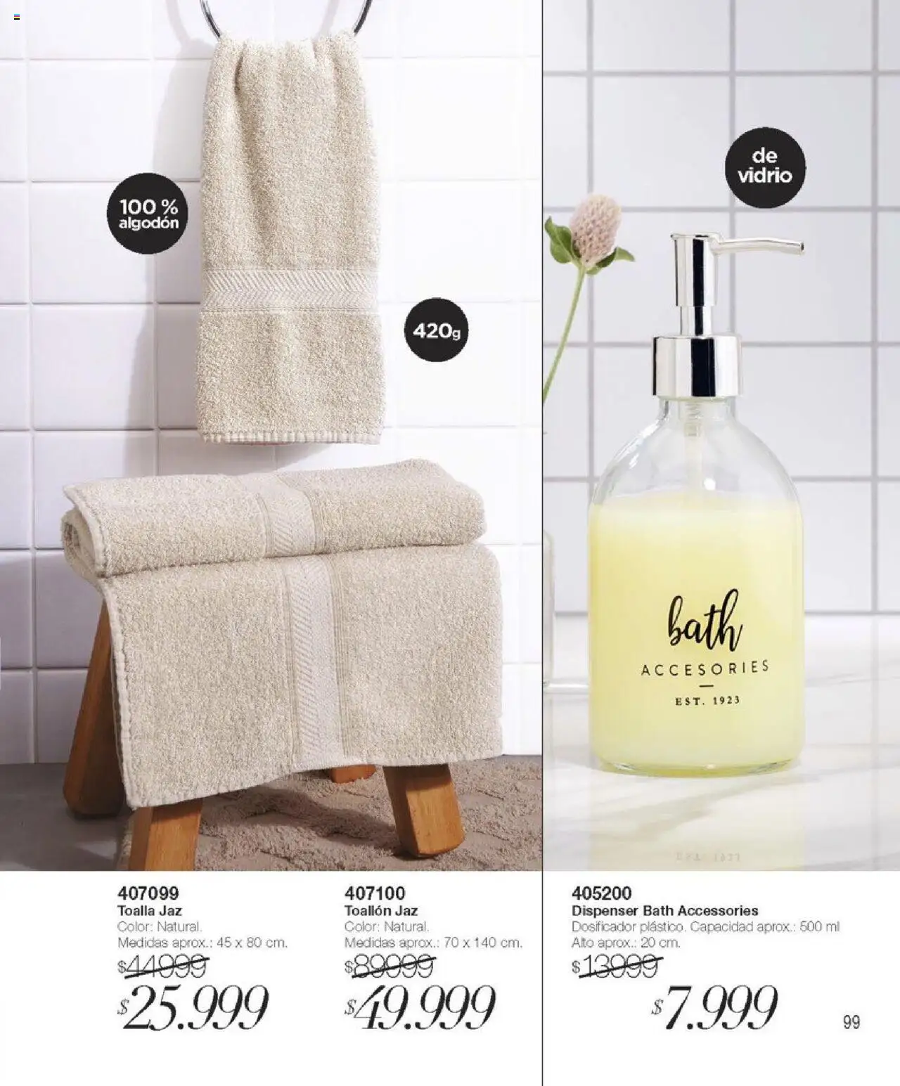 Violetta catálogo │ válido desde el 19.09.2025 | Página: 99 | Productos: Toalla, Algodón
