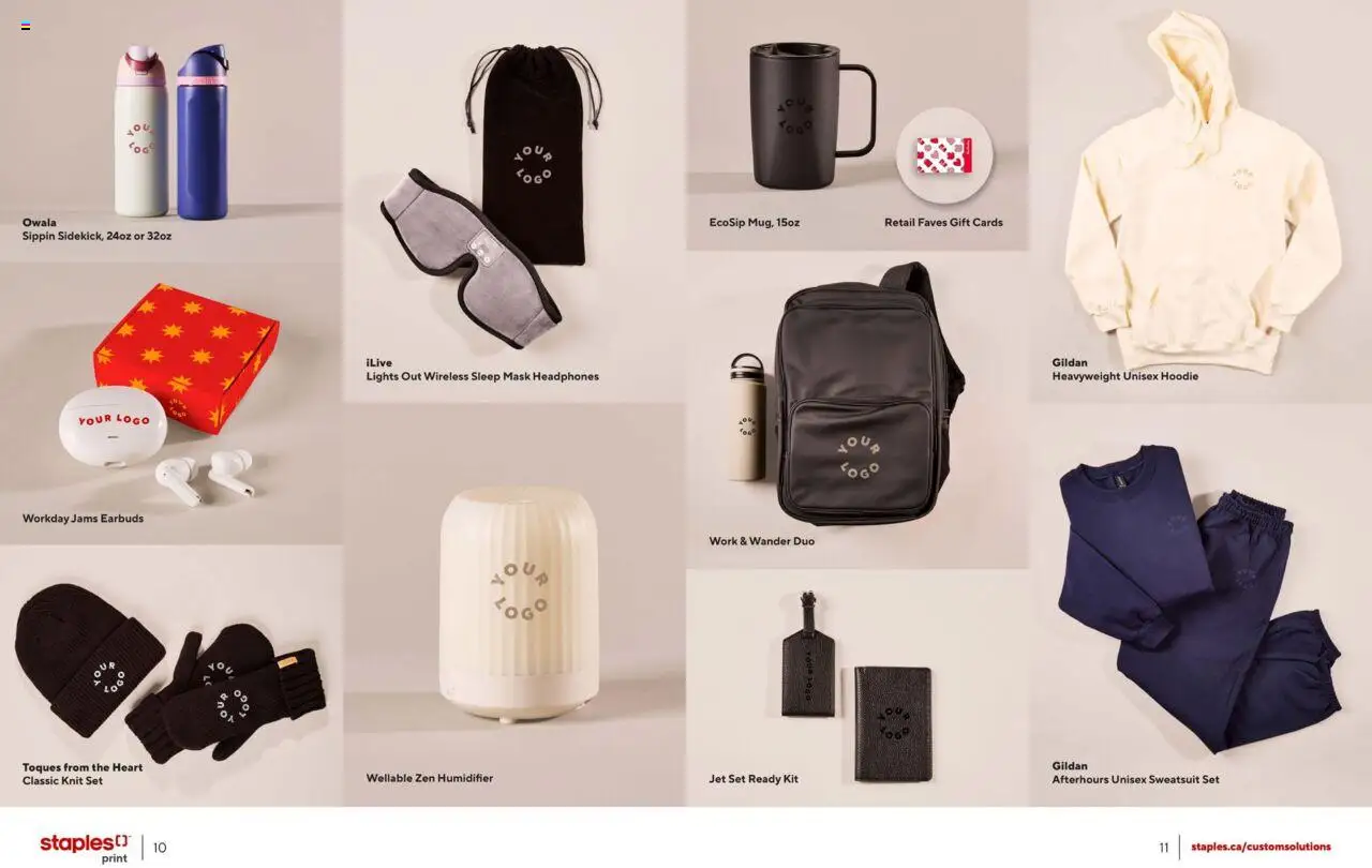 Staples flyer valid from 22.09.2025 | Page: 6 | Products: Headphones, Mask, Hoodie