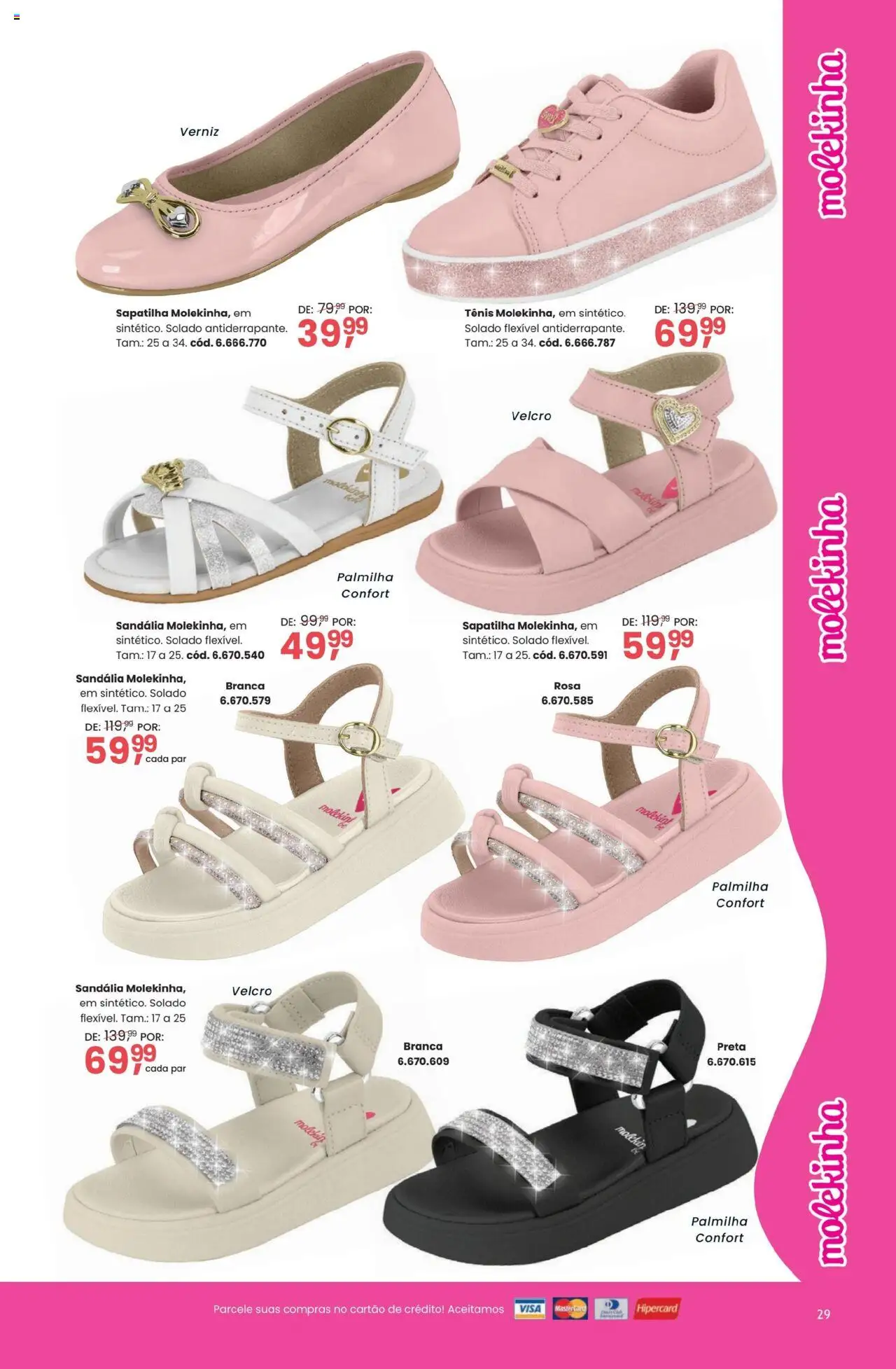 Quatro Estações Folheto - válido de 01.12.2025 | Página: 29 | Produtos: Tênis, Verniz, Palmilha