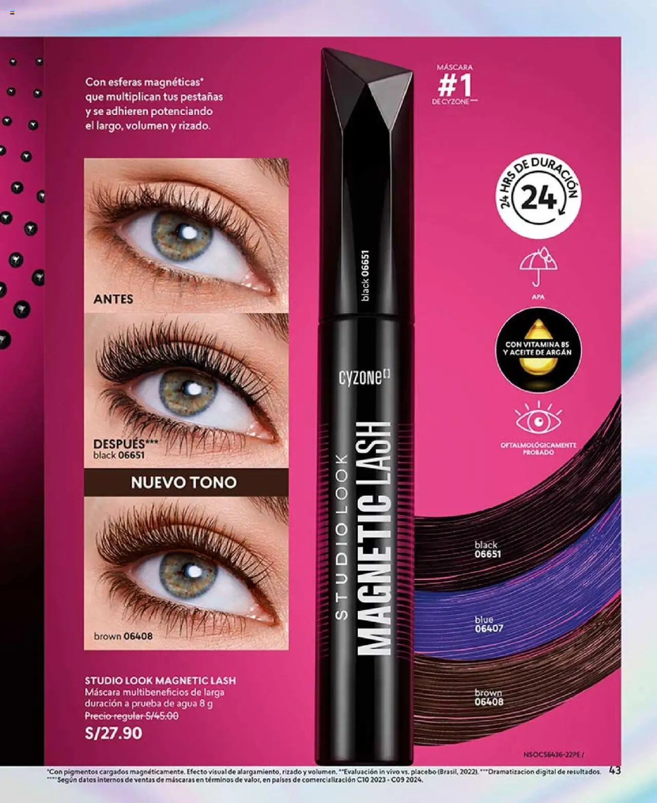 Catálogo CyZone válido desde 27.05.2025 | Página: 43 | Productos: Máscara, Aceite
