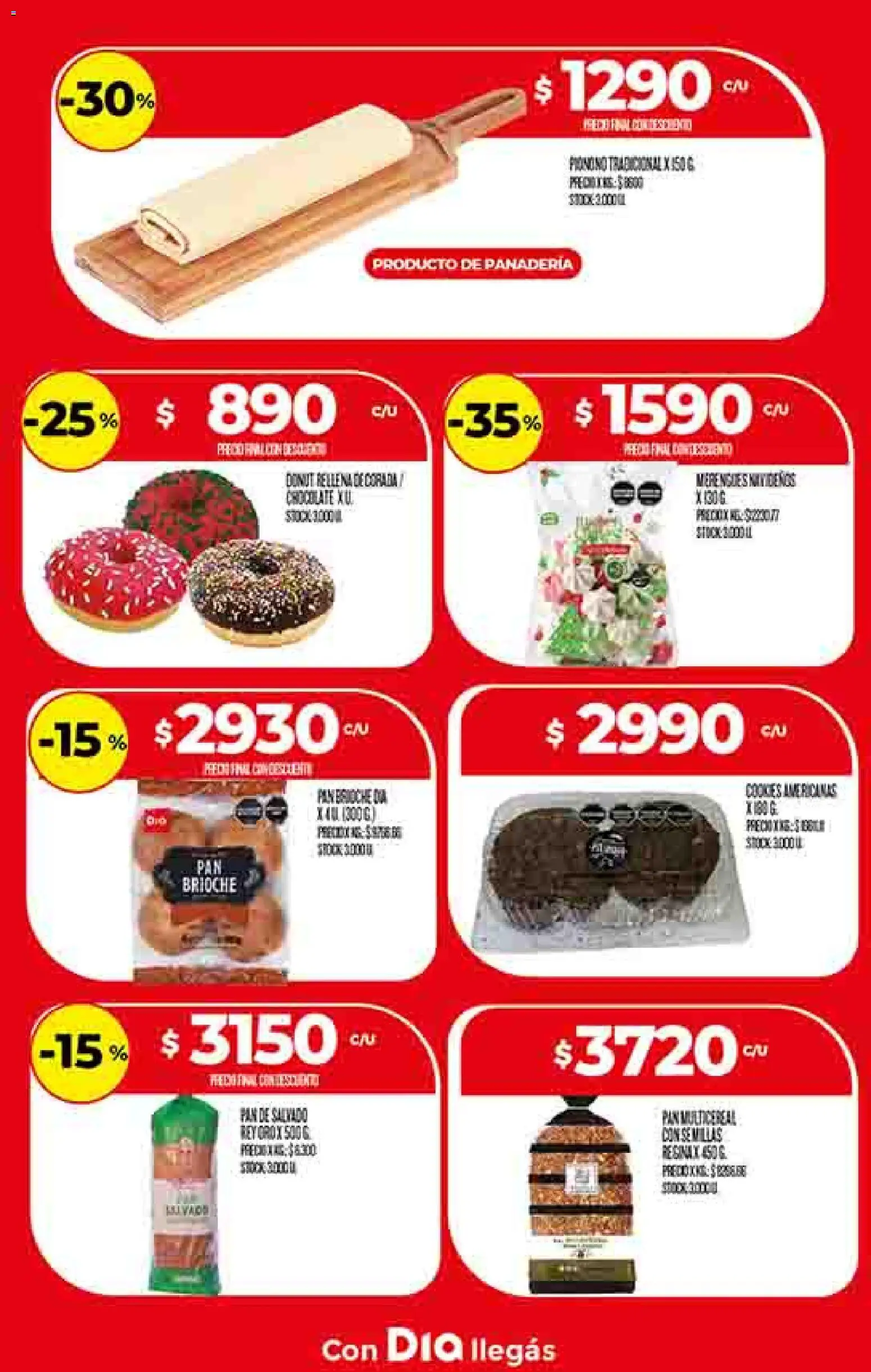 Dia - Ofertas │ válido desde el 26.12.2025 | Página: 12 | Productos: Panadería, Semillas, Pan, Pionono