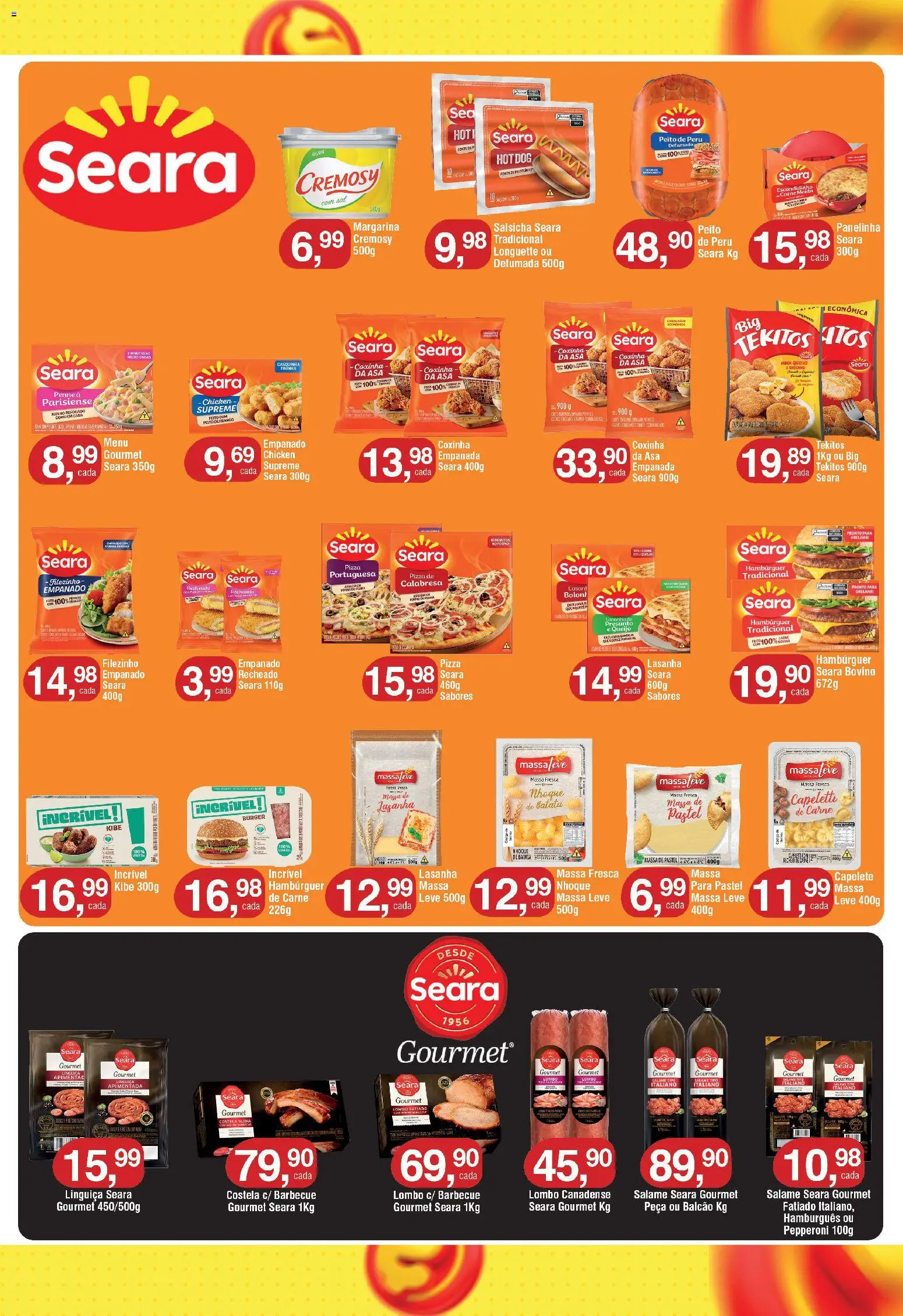 Royal Supermercados Folheto - válido de 27.10.2025 | Página: 4 | Produtos: Hambúrguer, Batata, Massa de pastel, Sal