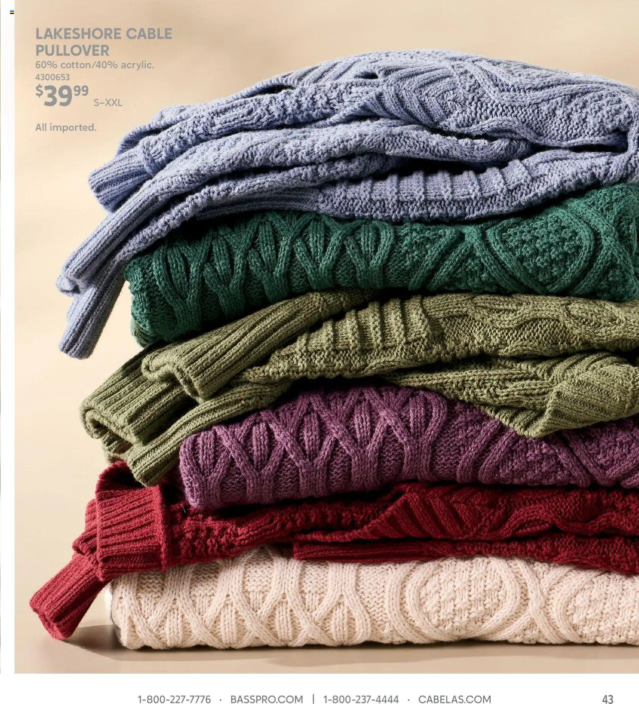 Cabela's Fall Clothing 25 - valid from 01.10.2025 | Page: 43 | Products: Cable