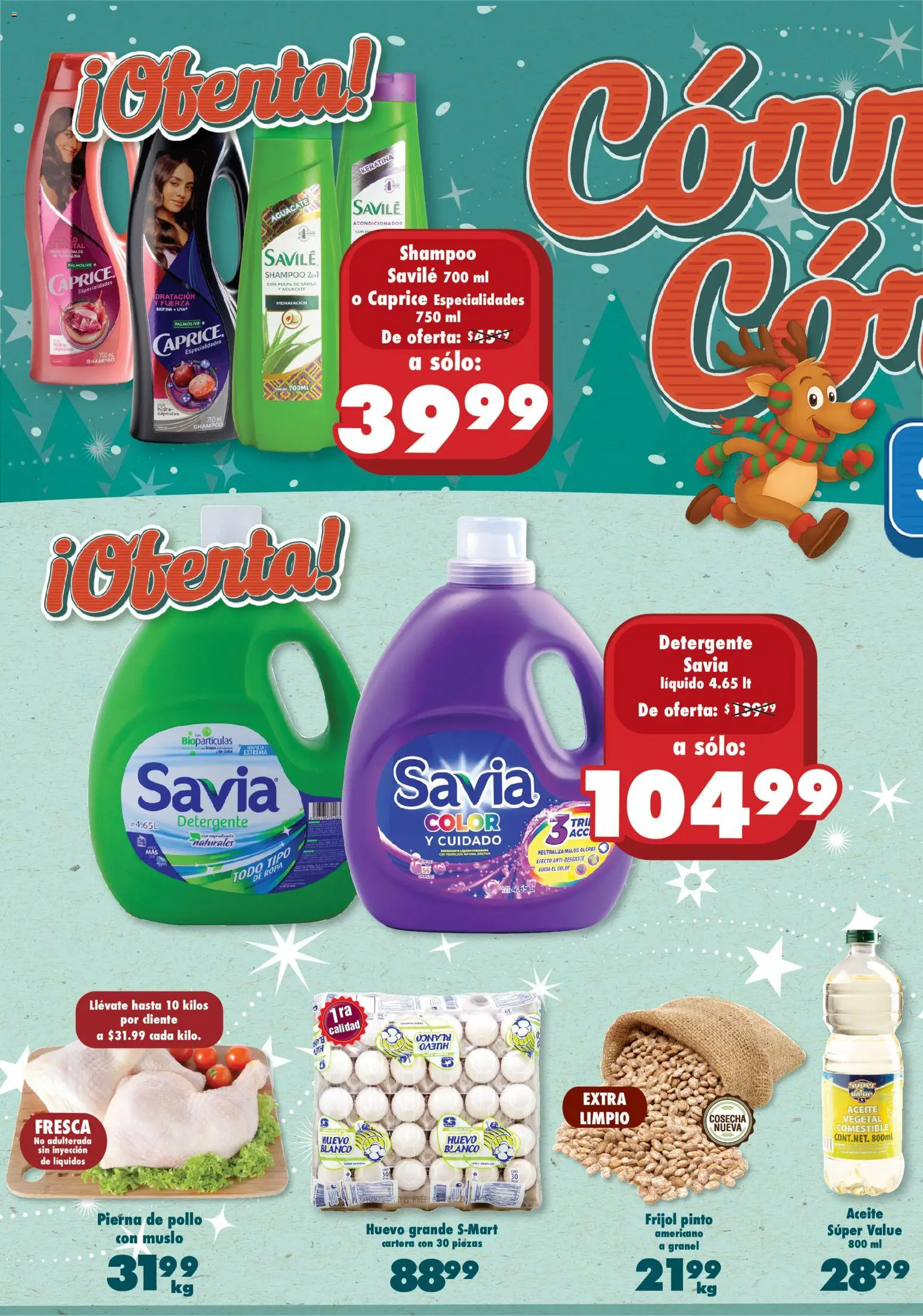Nuevas ofertas de S-Mart válidas en toda la República Mexicana desde el 05.12.2025. ¡Encuentra las mejores ofertas en S-Mart folleto Monterrey! | Página: 2 | Productos: Pollo, Aceite, Ropa, Acondicionador