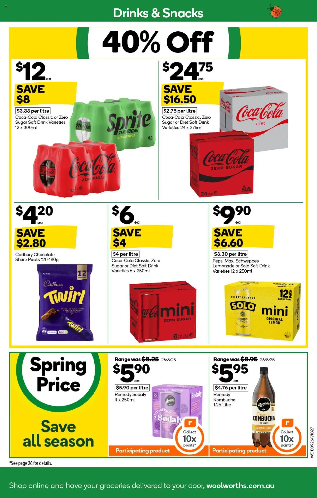 Woolworths catalogue - valid from 10.09.2025 | Page: 25 | Products: Chocolate, Ginger, Sugar, Lemon