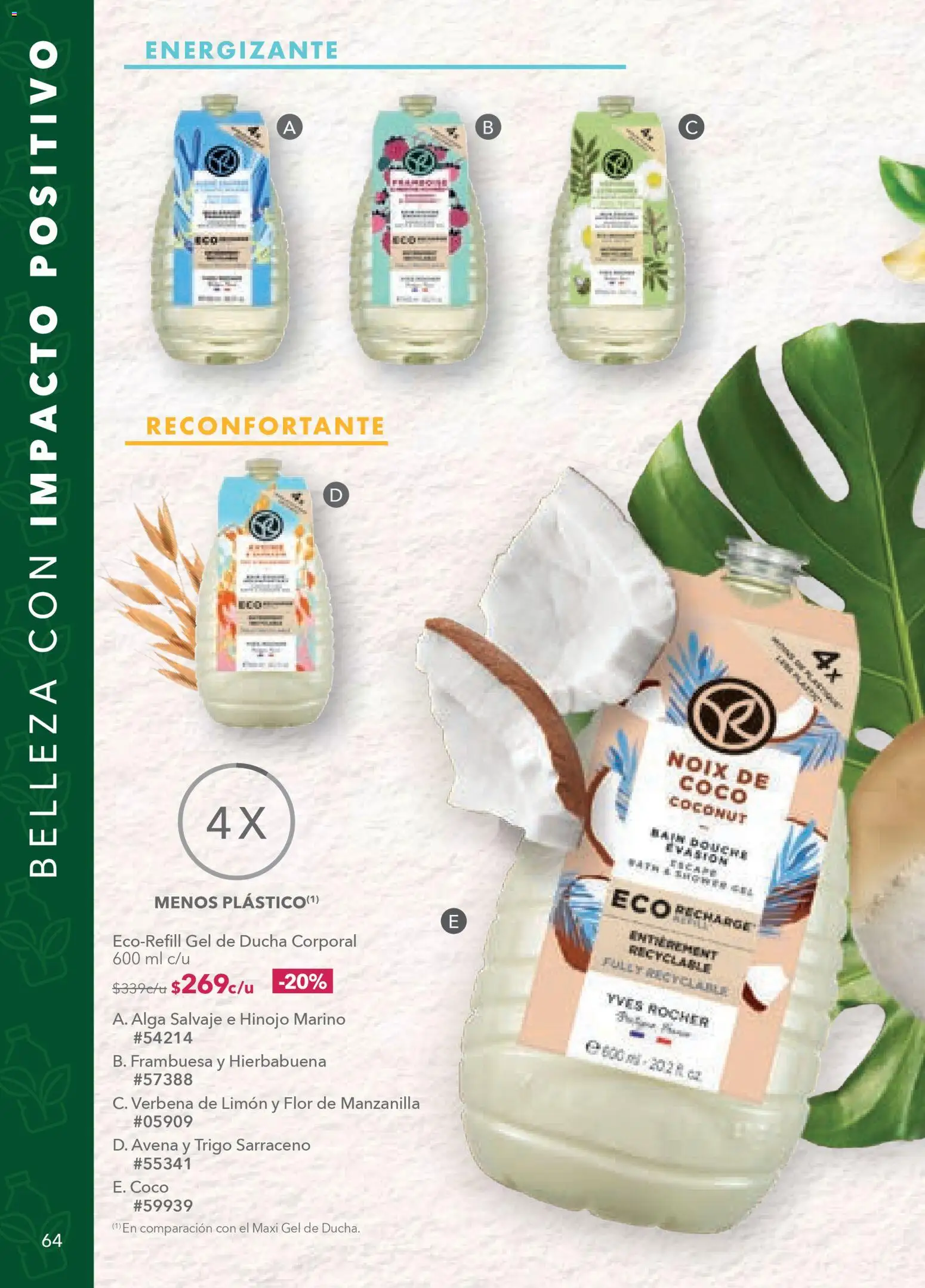 Nuevas ofertas de Yves Rocher válidas en toda la República Mexicana desde el 10.02.2026. ¡Encuentra las mejores ofertas en Yves Rocher campaña 3 2026! | Página: 62 | Productos: Avena, Hinojo, Limón, Gel de ducha